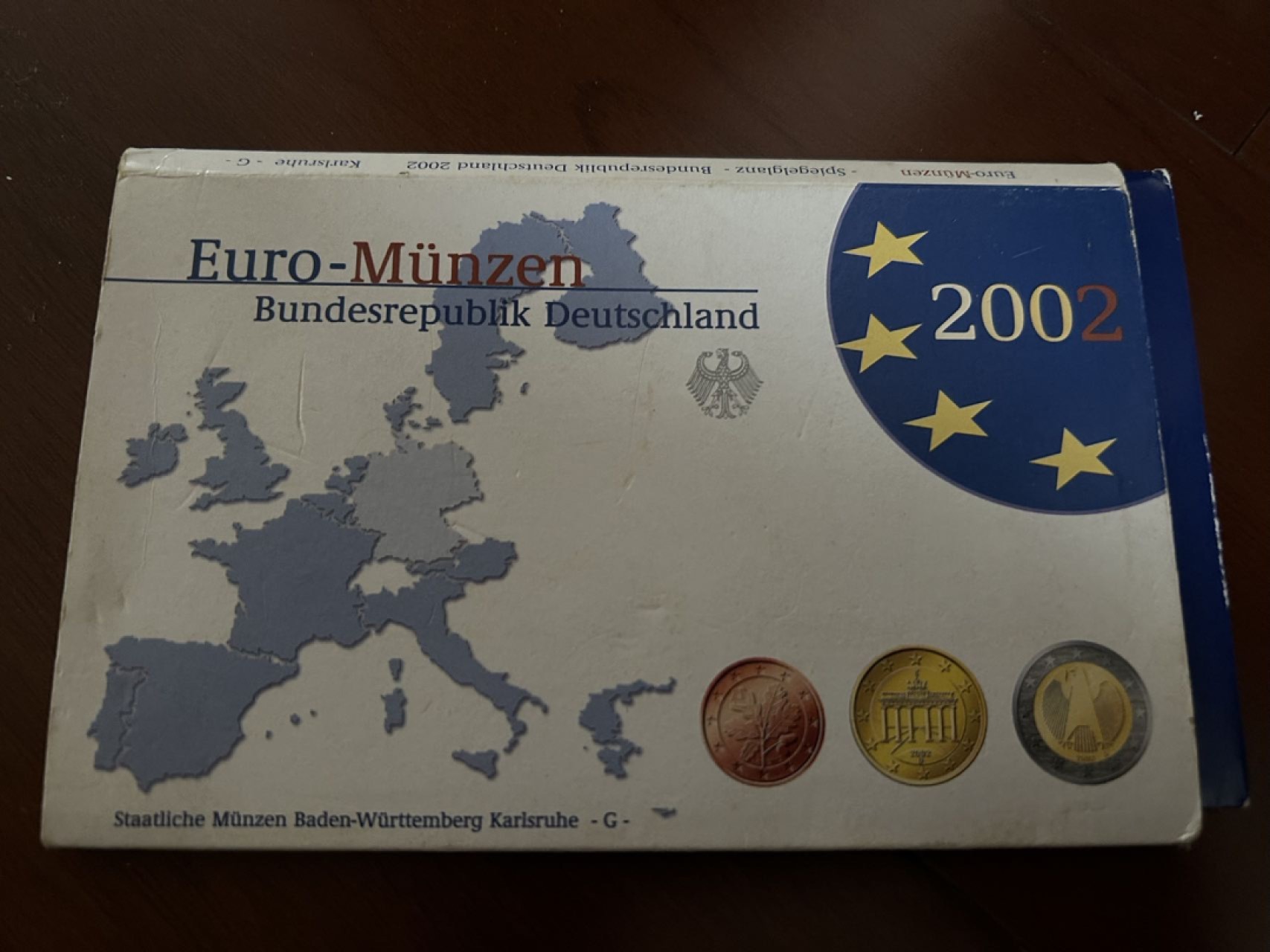 收藏联盟Quantum Auction 第210期拍卖 邮币专场 2002年欧元德国版套币