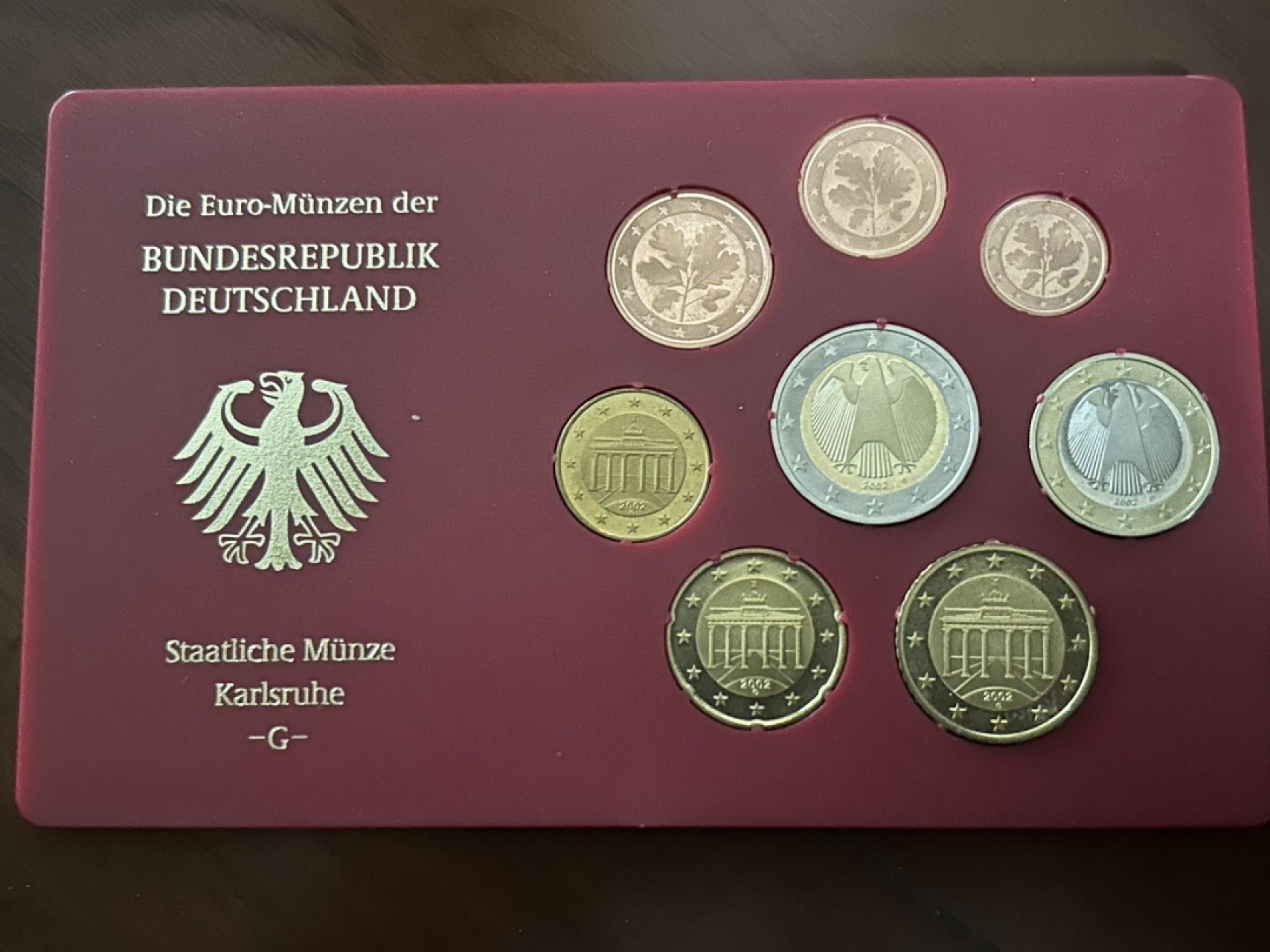 收藏联盟Quantum Auction 第210期拍卖 邮币专场 2002年欧元德国版套币