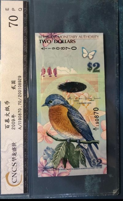 北极狼限时精品（34） - 0236-百幕大蓝鸟币·A/1190870·华龙盛世评级70EPQ