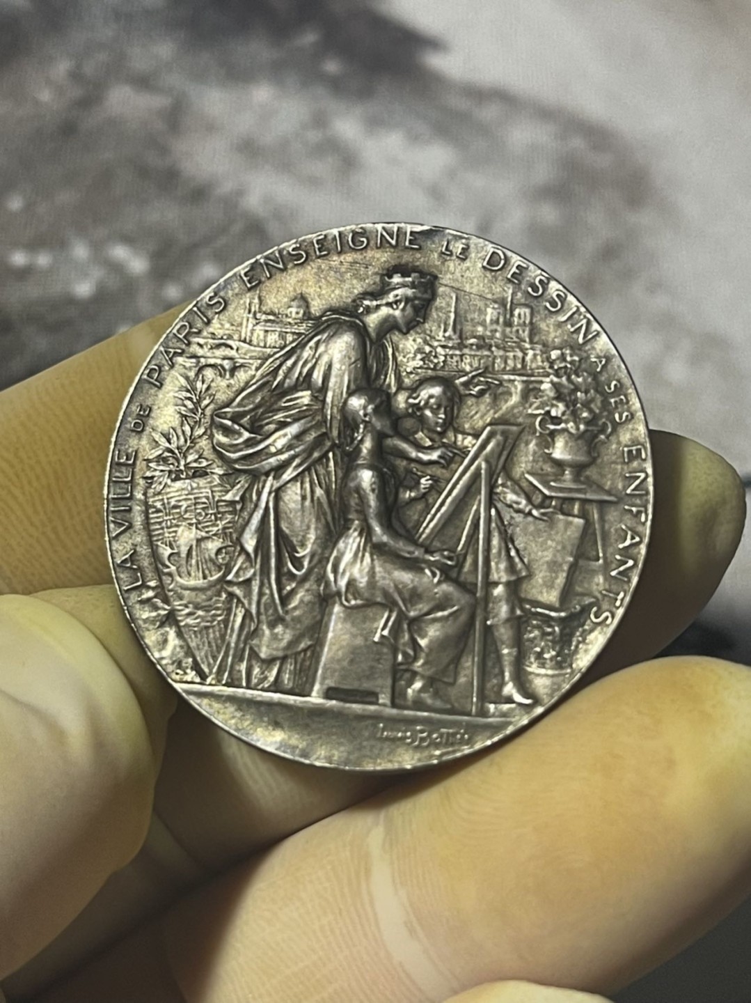 第六场，欧洲艺术章牌代币拍卖（实时专场） 法国教育银质奖章