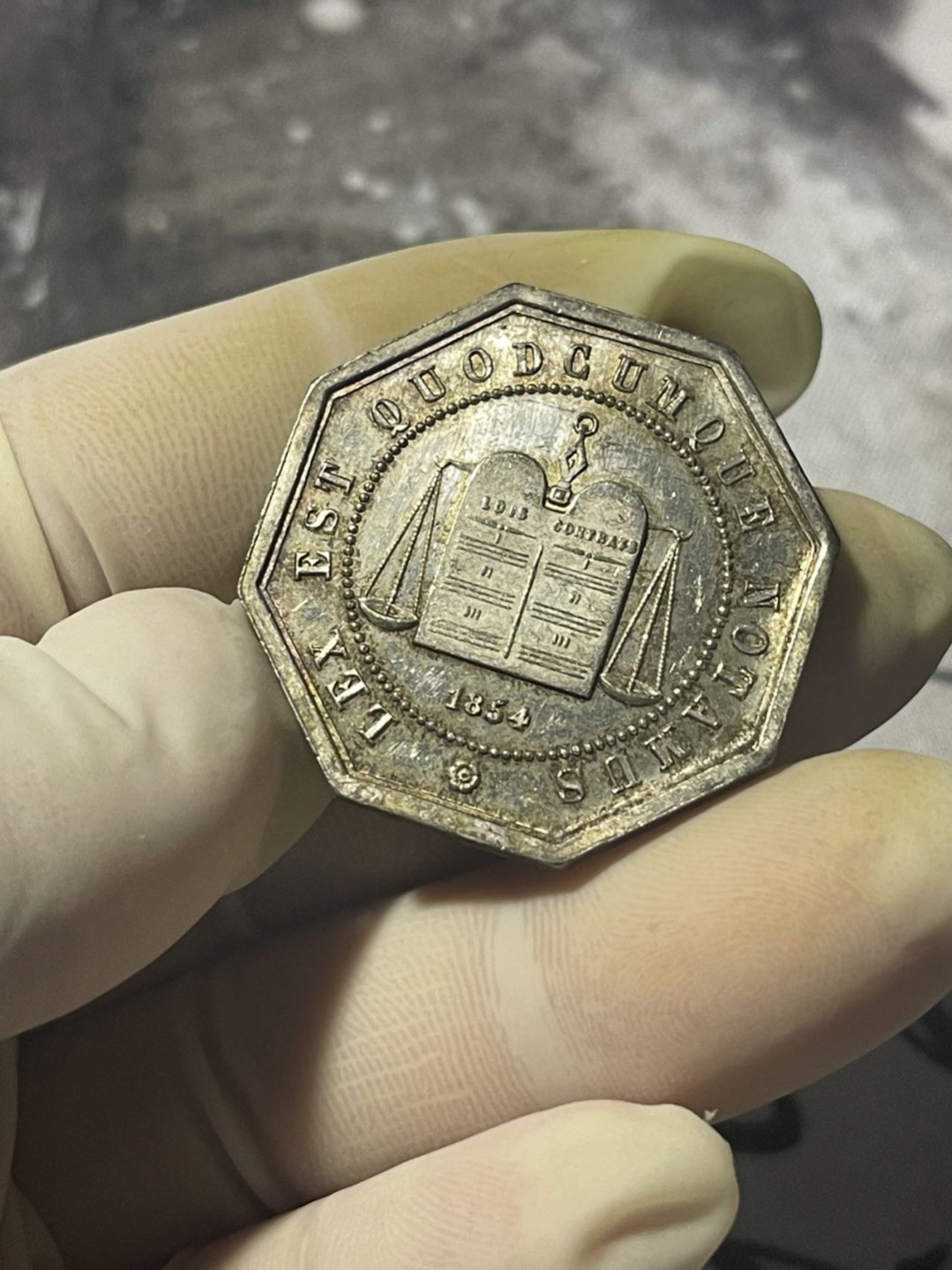 第六场，欧洲艺术章牌代币拍卖（实时专场） 法国司法法典八角银章