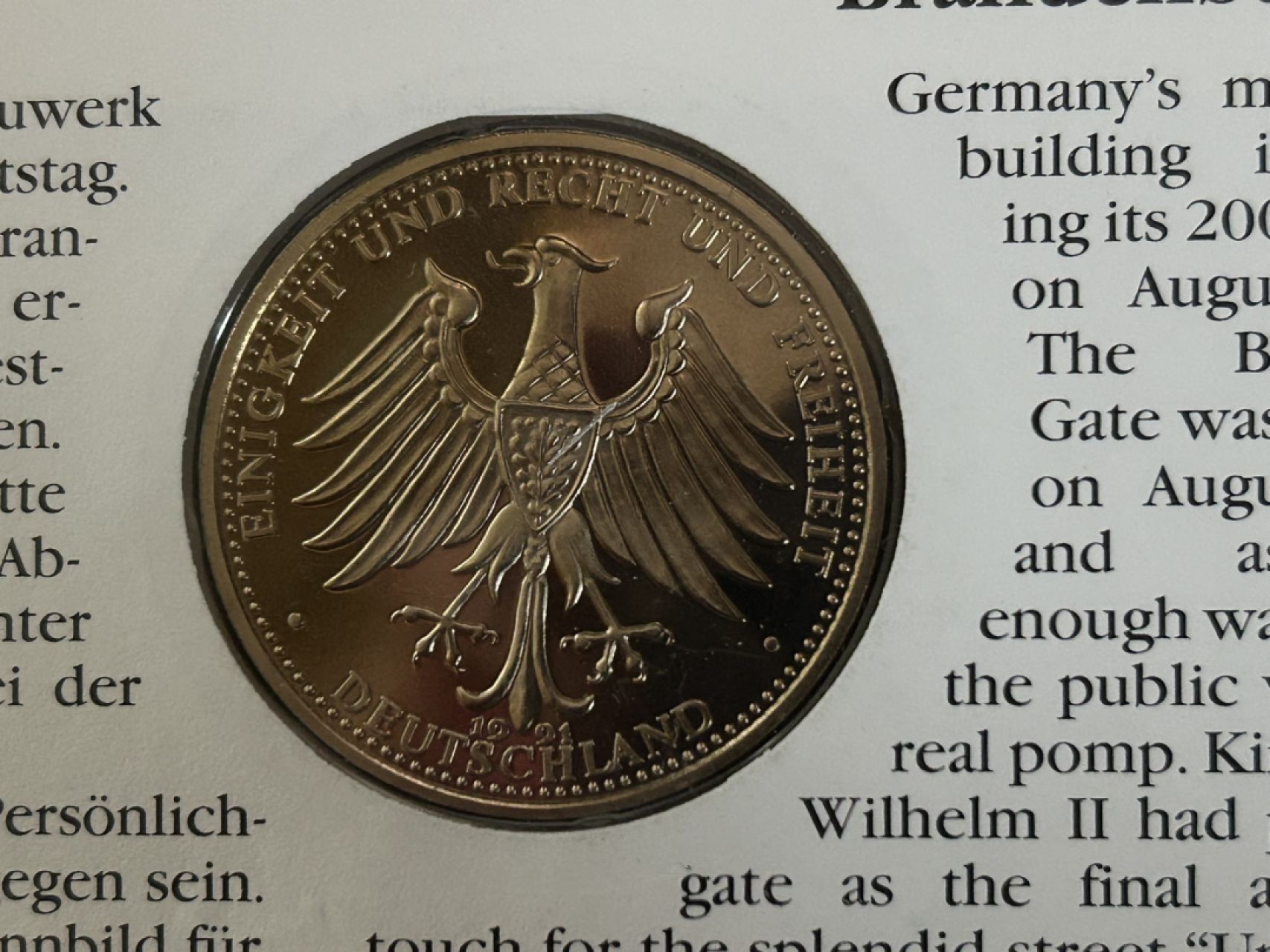 收藏联盟Quantum Auction 第210期拍卖 邮币专场 德国勃兰登堡门建成二百周年邮币封