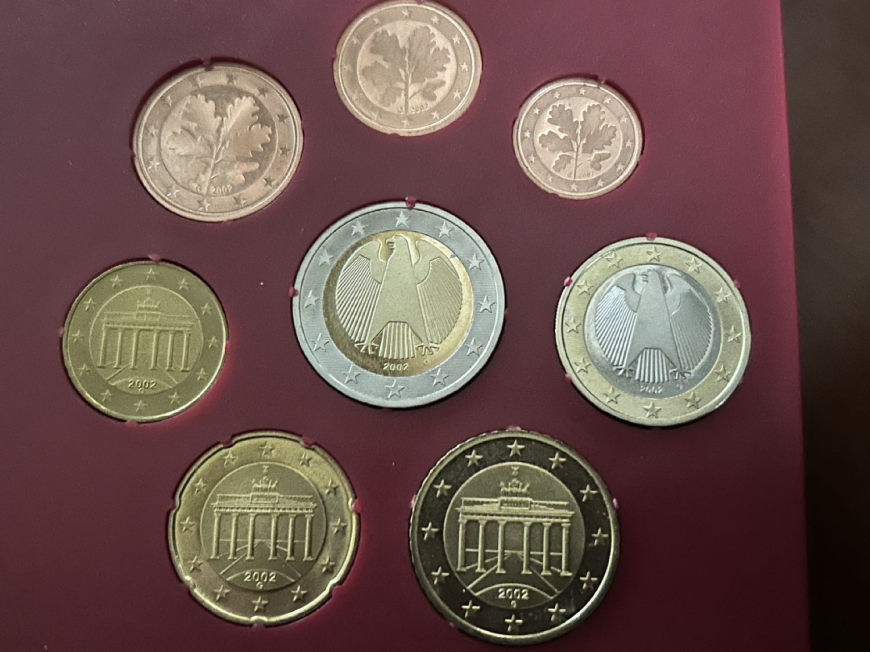 收藏联盟Quantum Auction 第210期拍卖 邮币专场 2002年欧元德国版套币