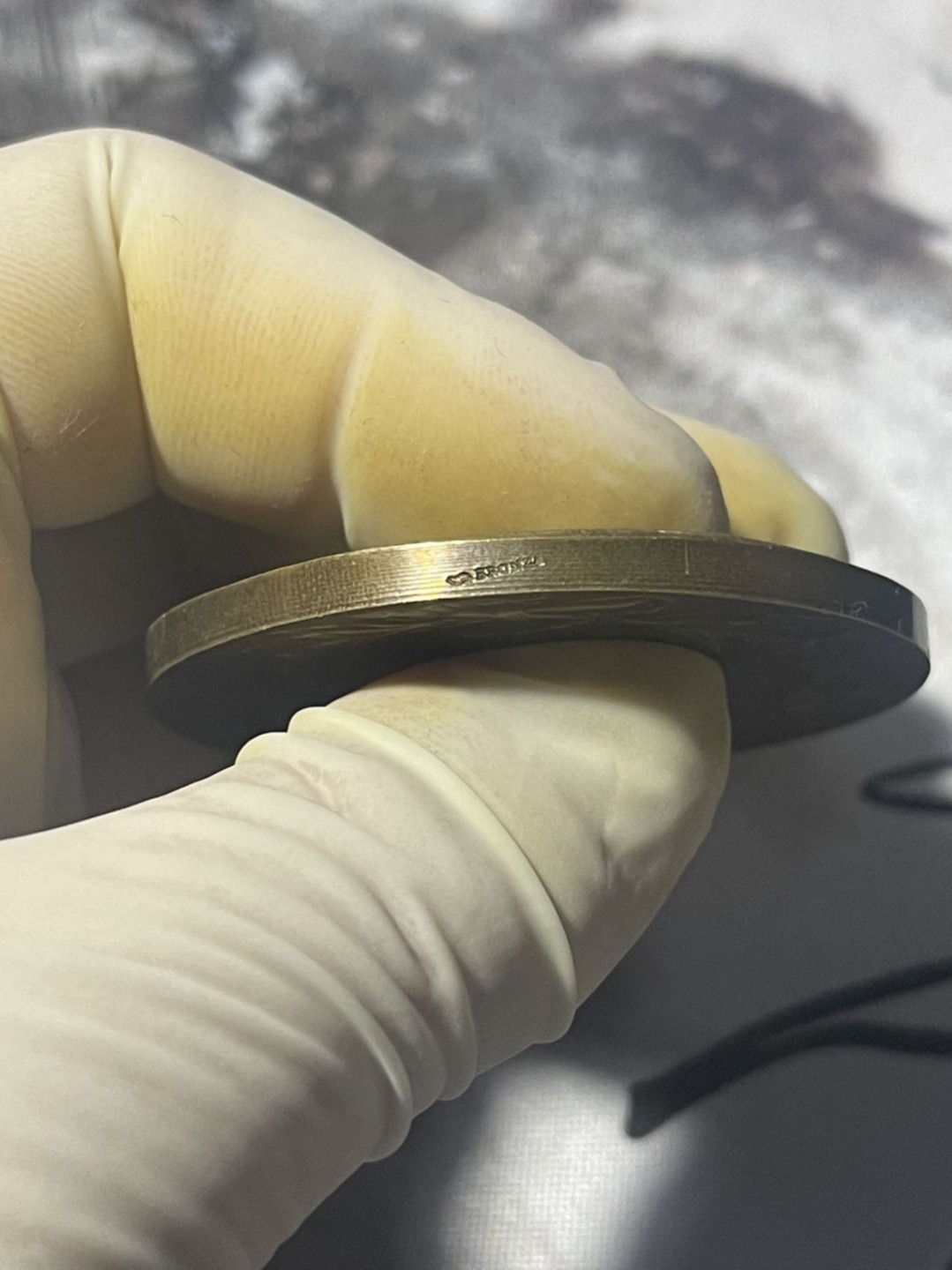 第六场，欧洲艺术章牌代币拍卖（实时专场） 1932年法国塞纳河女神青铜艺术奖章