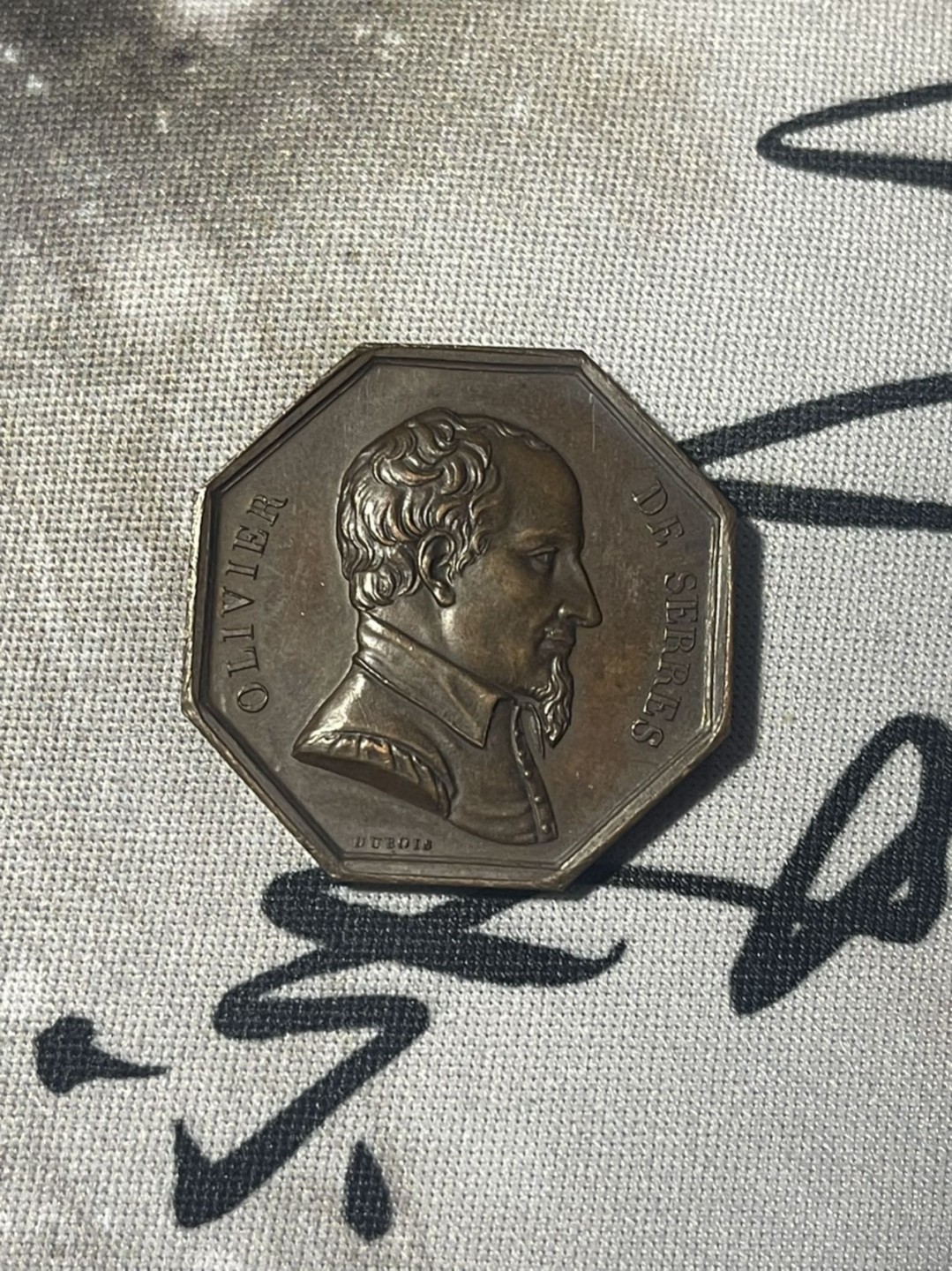 第六场，欧洲艺术章牌代币拍卖（实时专场） 法国较早期农业八角铜质代币