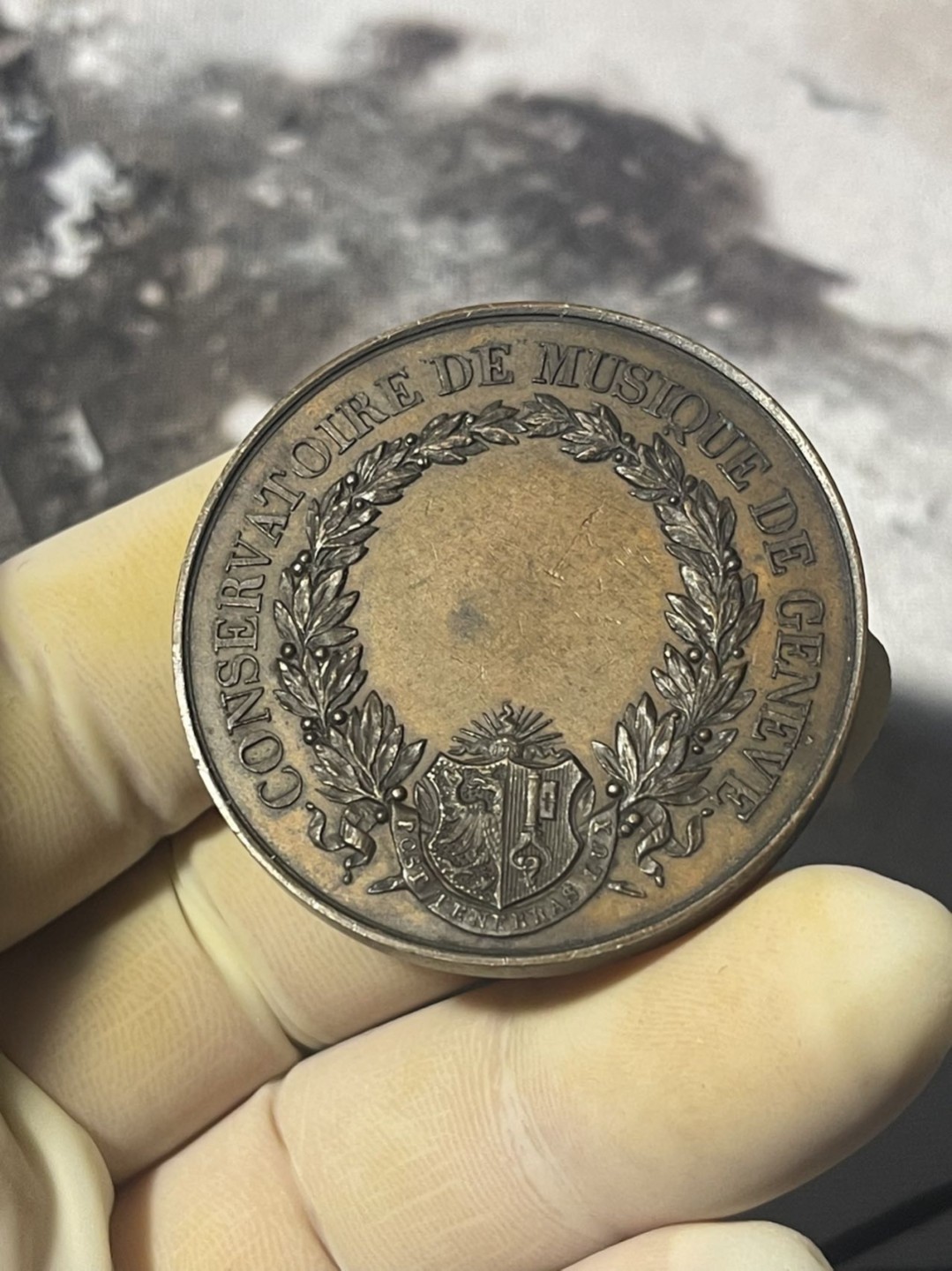 第六场，欧洲艺术章牌代币拍卖（实时专场） 瑞士日内瓦音乐学院艺术铜章