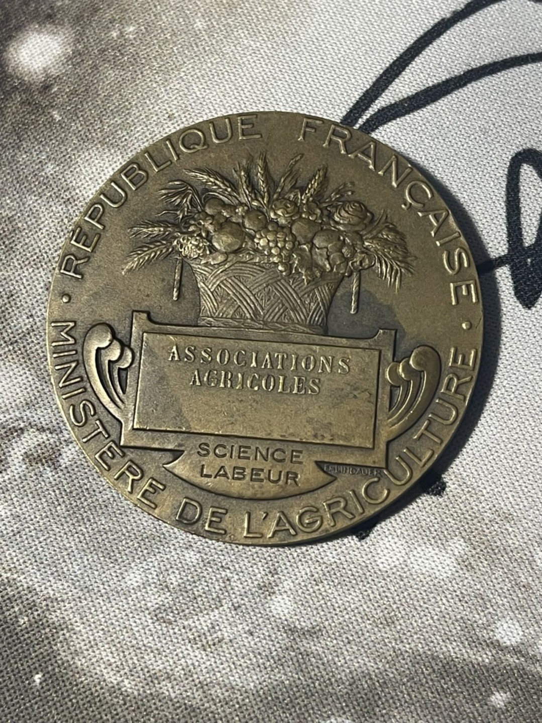 第六场，欧洲艺术章牌代币拍卖（实时专场） 法国农业协会艺术铜章