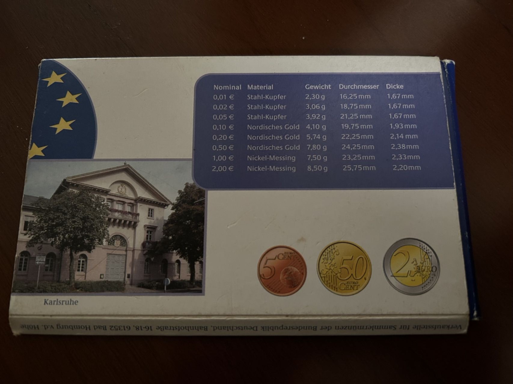 收藏联盟Quantum Auction 第210期拍卖 邮币专场 2002年欧元德国版套币