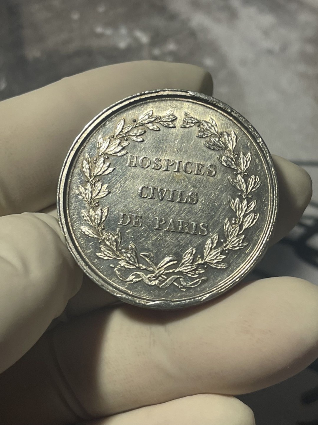 第六场，欧洲艺术章牌代币拍卖（实时专场） 法国巴黎民事收容所银章 