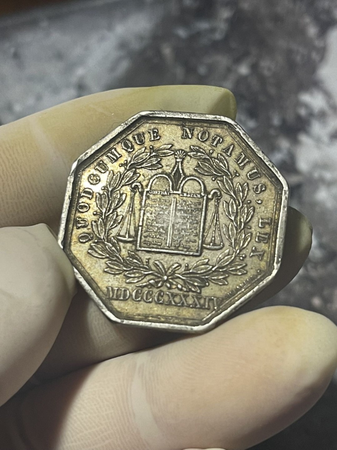 第六场，欧洲艺术章牌代币拍卖（实时专场） 法国卢瓦中心公证处八角银章