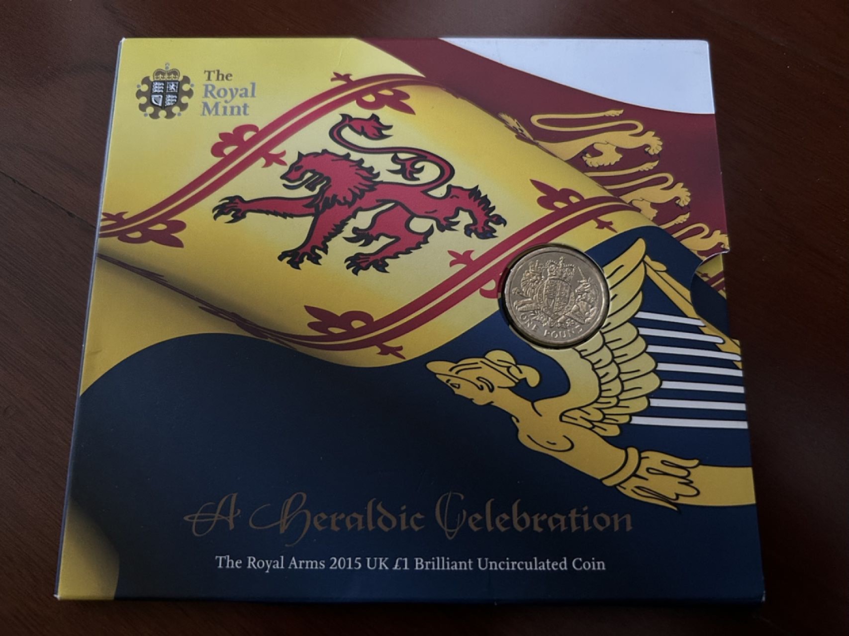 收藏联盟Quantum Auction 第210期拍卖 邮币专场 2015年英国1镑BU硬币封