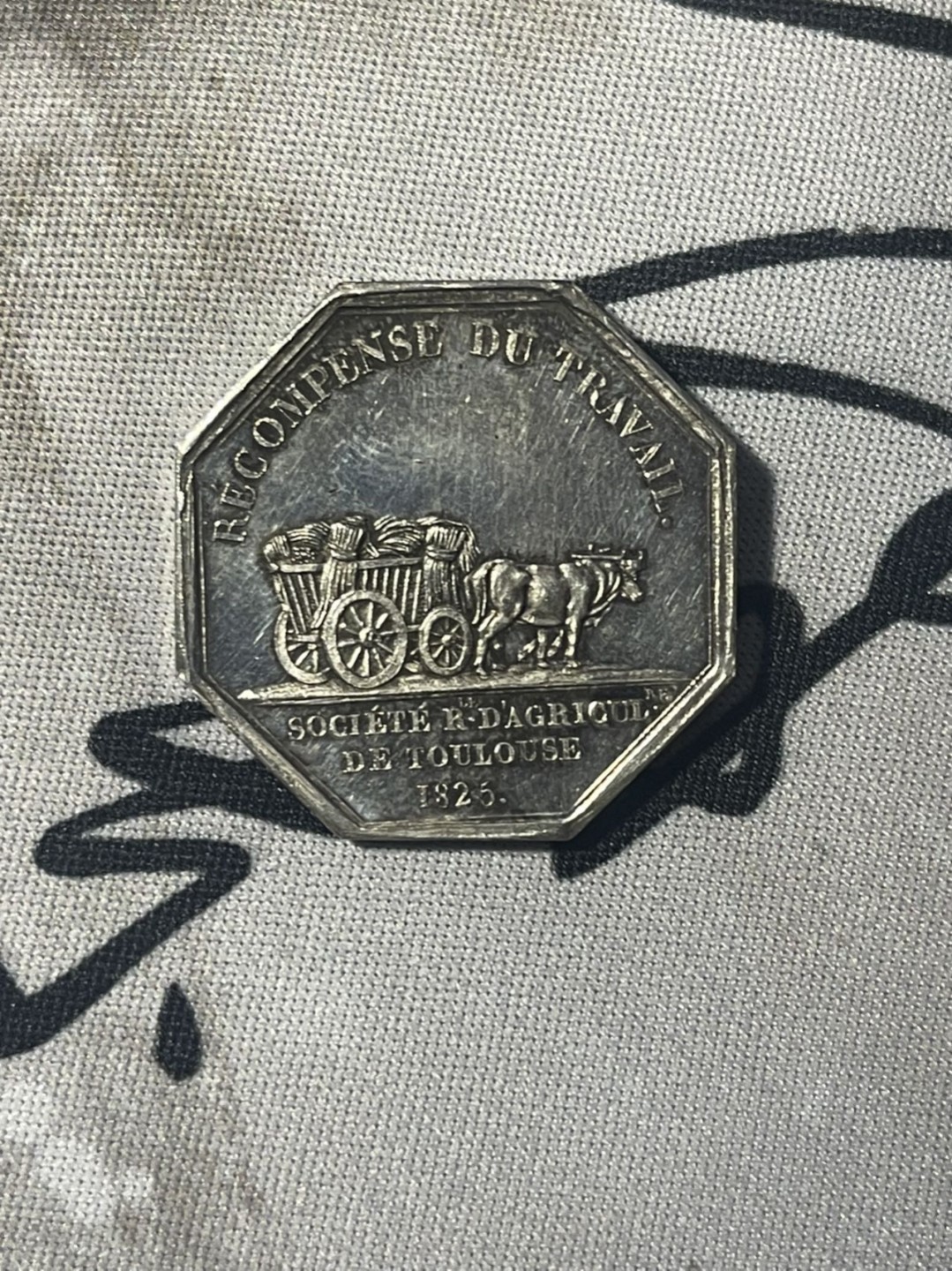 第六场，欧洲艺术章牌代币拍卖（实时专场） 法国农业八角银章