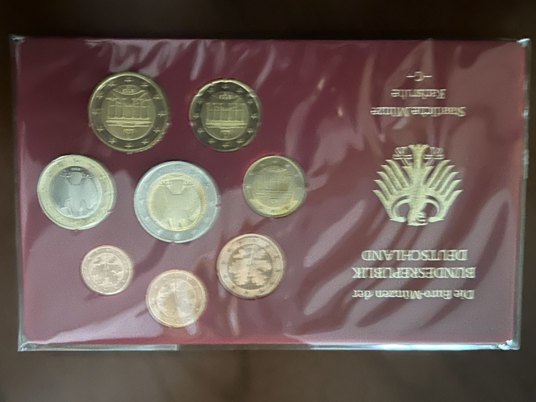 收藏联盟Quantum Auction 第210期拍卖 邮币专场 2002年欧元德国版套币