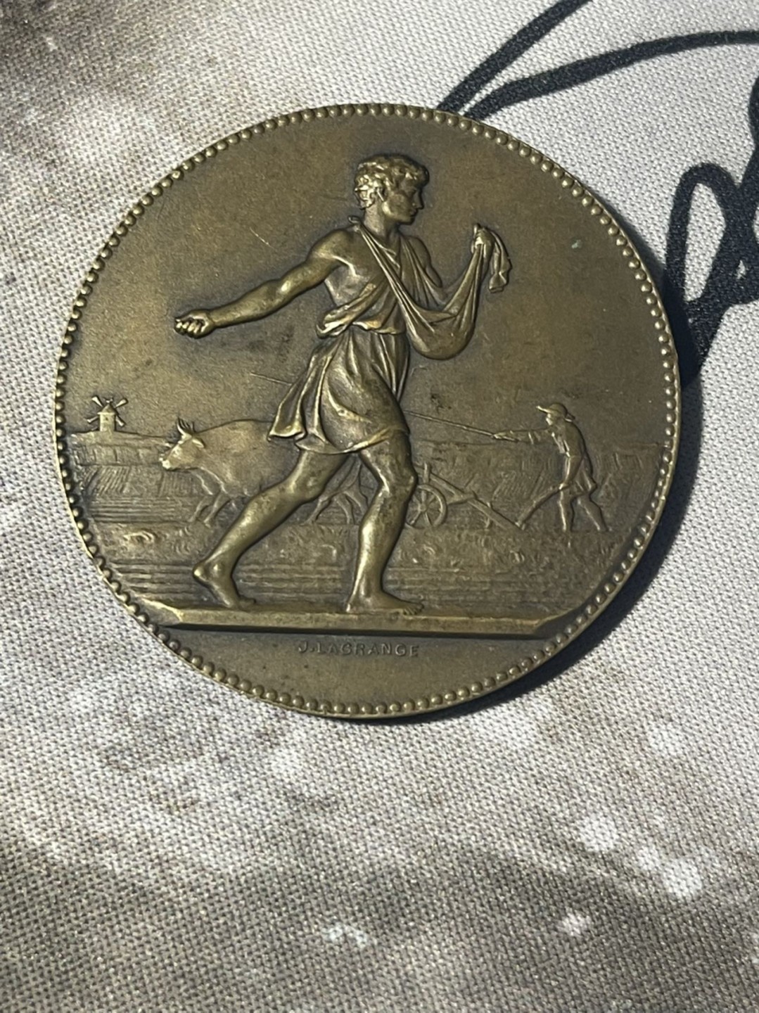 第六场，欧洲艺术章牌代币拍卖（实时专场） 法国农业协会艺术铜章