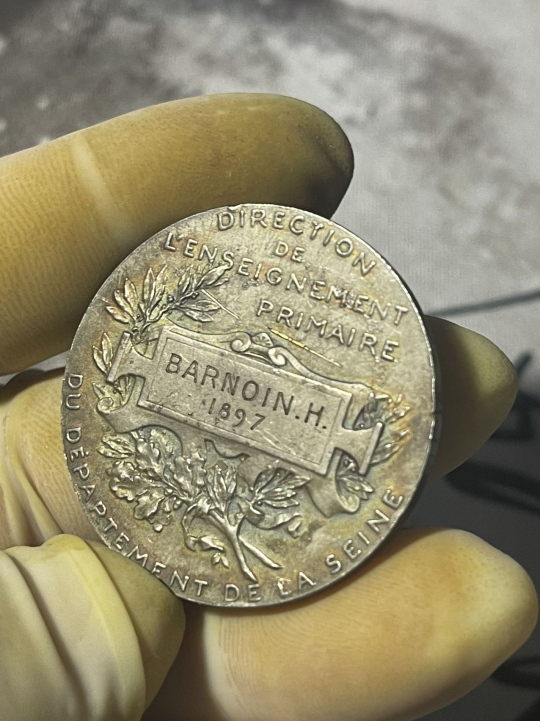 第六场，欧洲艺术章牌代币拍卖（实时专场） 法国教育银质奖章