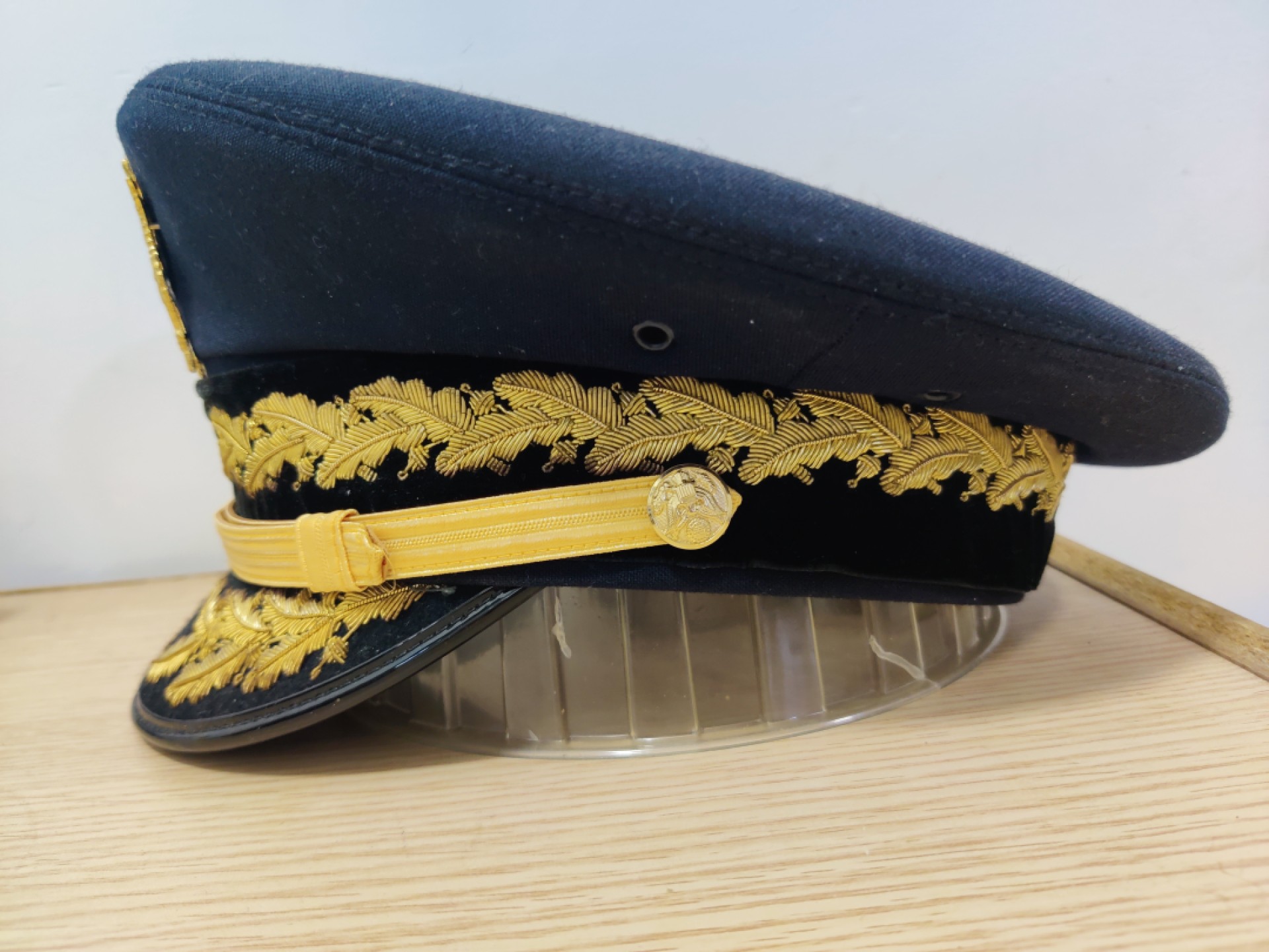 全场0元起拍 第16期 咸鱼国勋章拍卖专场 11月23日（周三）下午6：00开始 美军陆军将官礼服黑色大檐帽 59cm