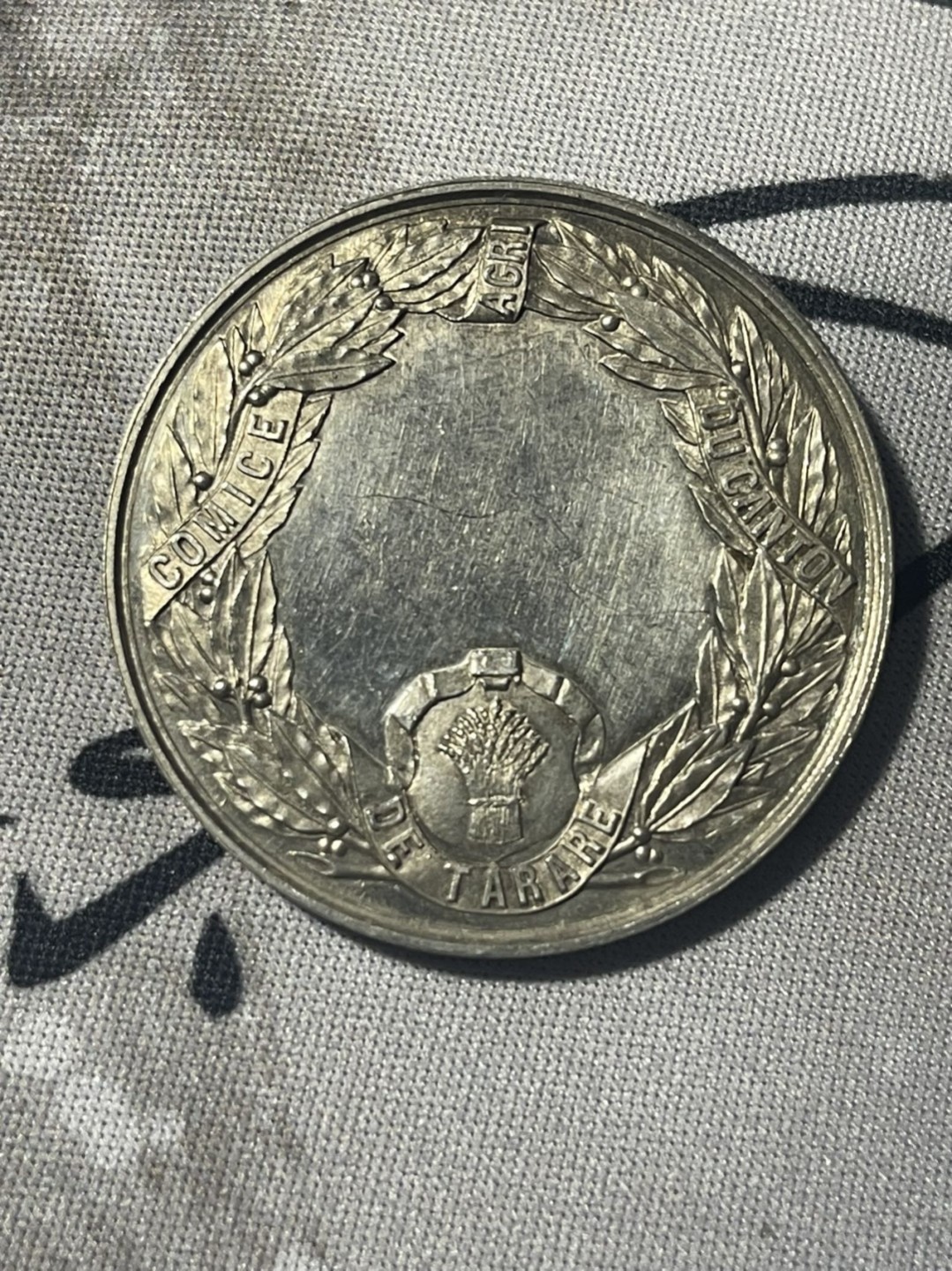 第六场，欧洲艺术章牌代币拍卖（实时专场） 法国塔拉雷农业银质奖章