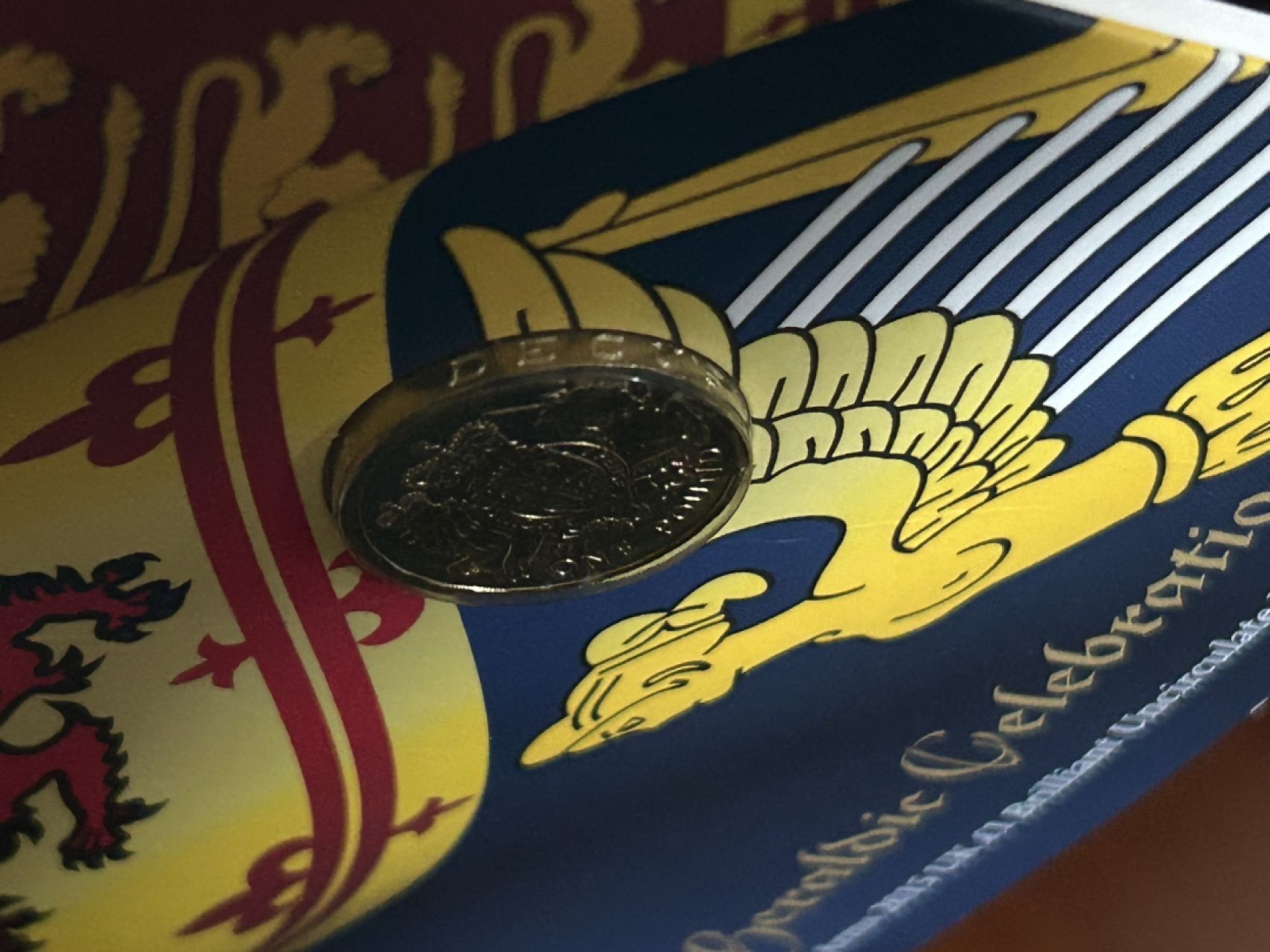 收藏联盟Quantum Auction 第210期拍卖 邮币专场 2015年英国1镑BU硬币封