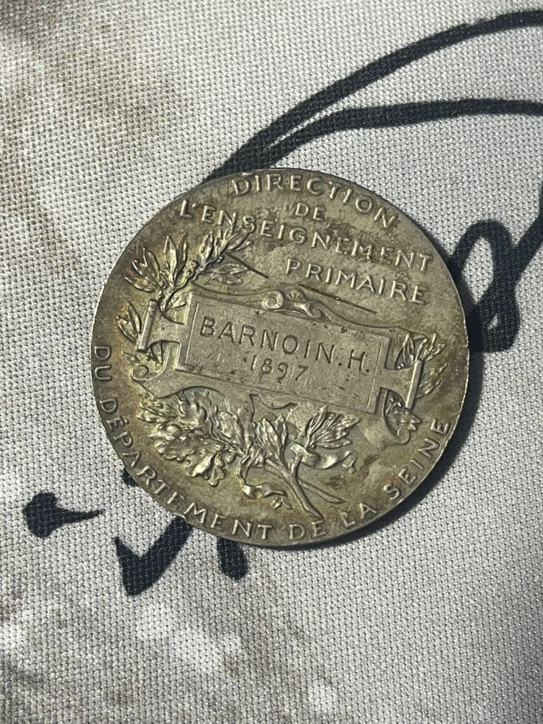 第六场，欧洲艺术章牌代币拍卖（实时专场） 法国教育银质奖章