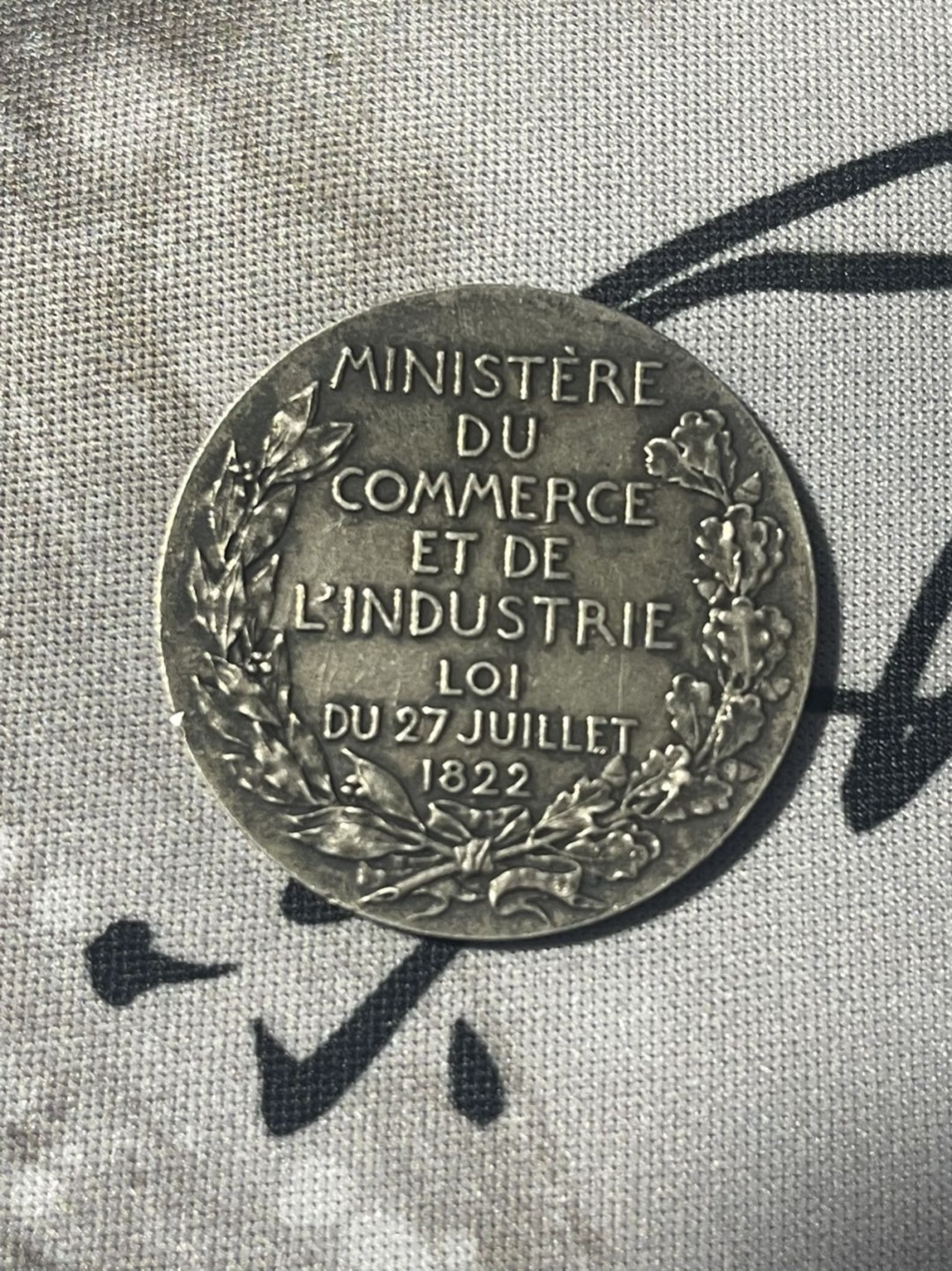 第六场，欧洲艺术章牌代币拍卖（实时专场） 法国法律委员会银章