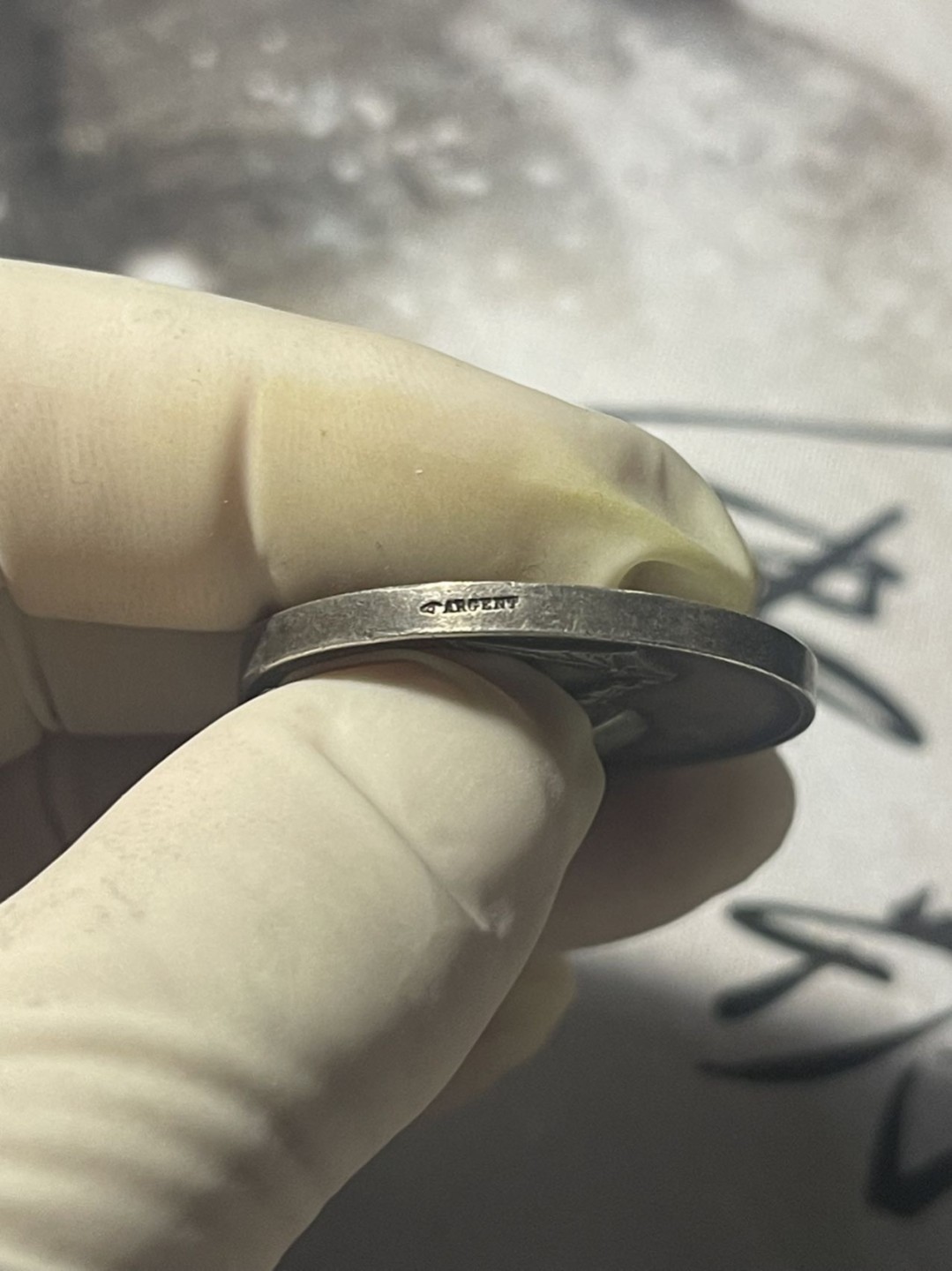 第六场，欧洲艺术章牌代币拍卖（实时专场） 法国女神经典古代造型银章