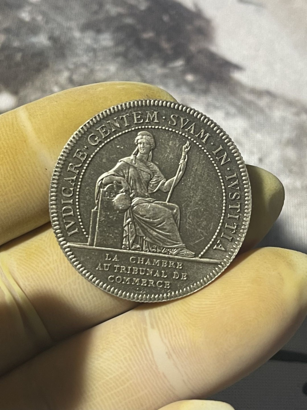 第六场，欧洲艺术章牌代币拍卖（实时专场） 法国南特商会银质代币