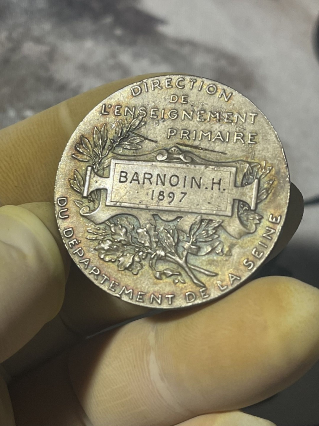 第六场，欧洲艺术章牌代币拍卖（实时专场） 法国教育银质奖章