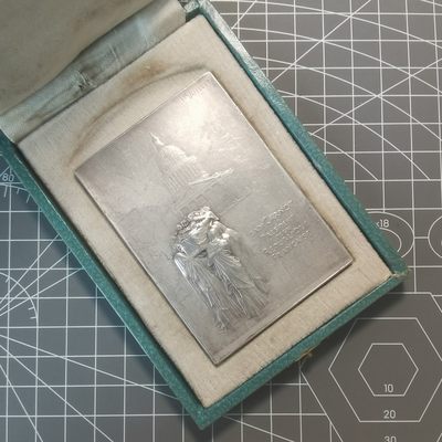 ❄️奇货可居❄️ 第五十场 章牌专场 【半百】 - 罗蒂镀银大铜章 卡诺总统入葬先贤祠 盒子非原配