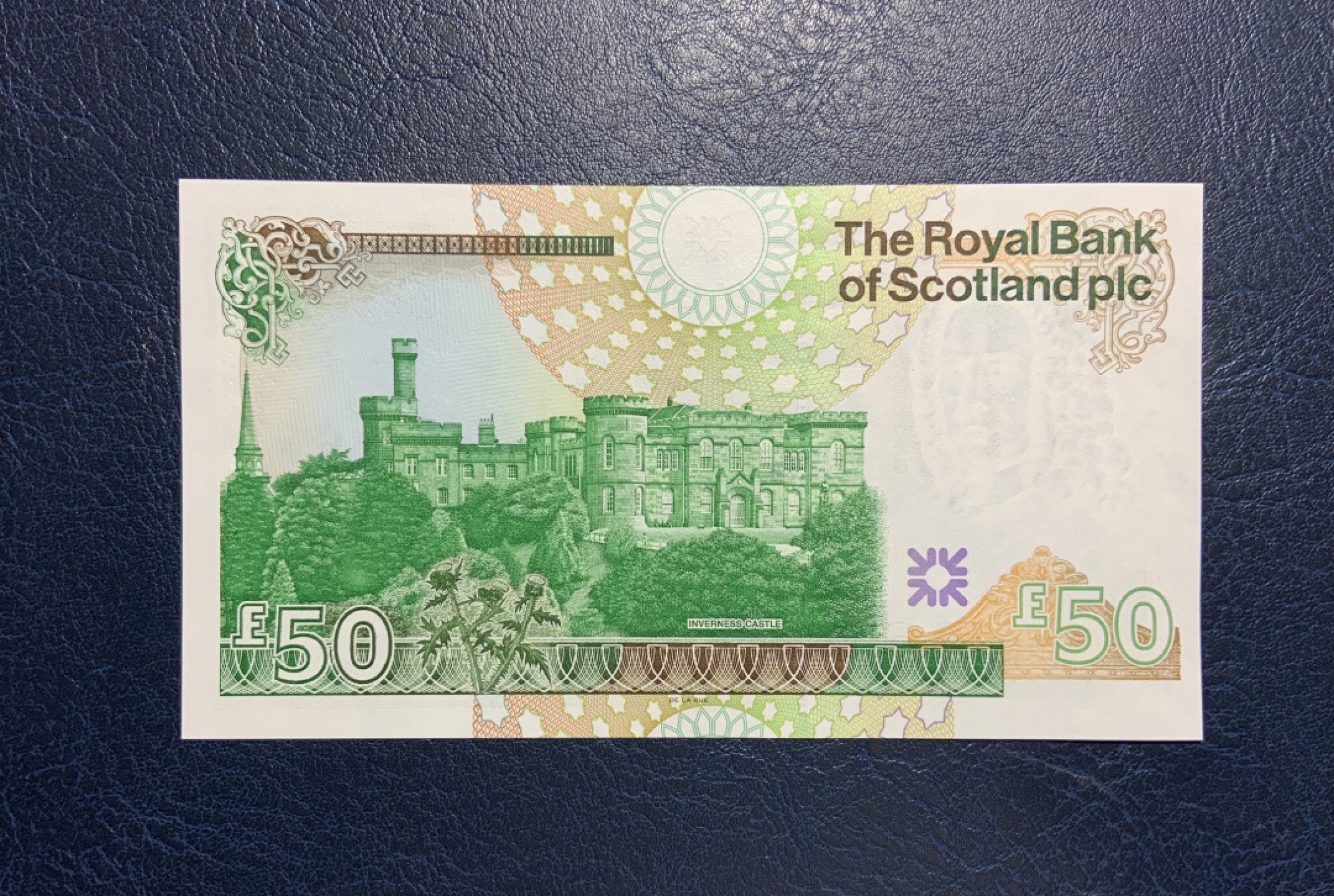 收藏联盟Quantum Auction 第211期拍卖  苏格兰皇家银行2005年50镑 品相全新UNC 一角微瑕 