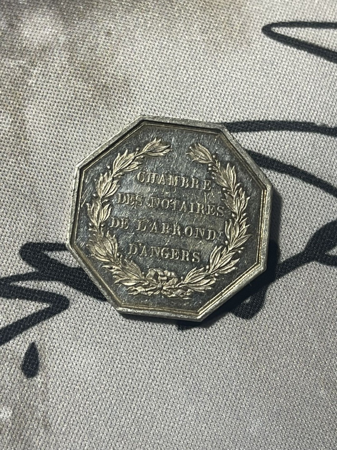 第六场，欧洲艺术章牌代币拍卖（实时专场） 法国公证处女神八角银章