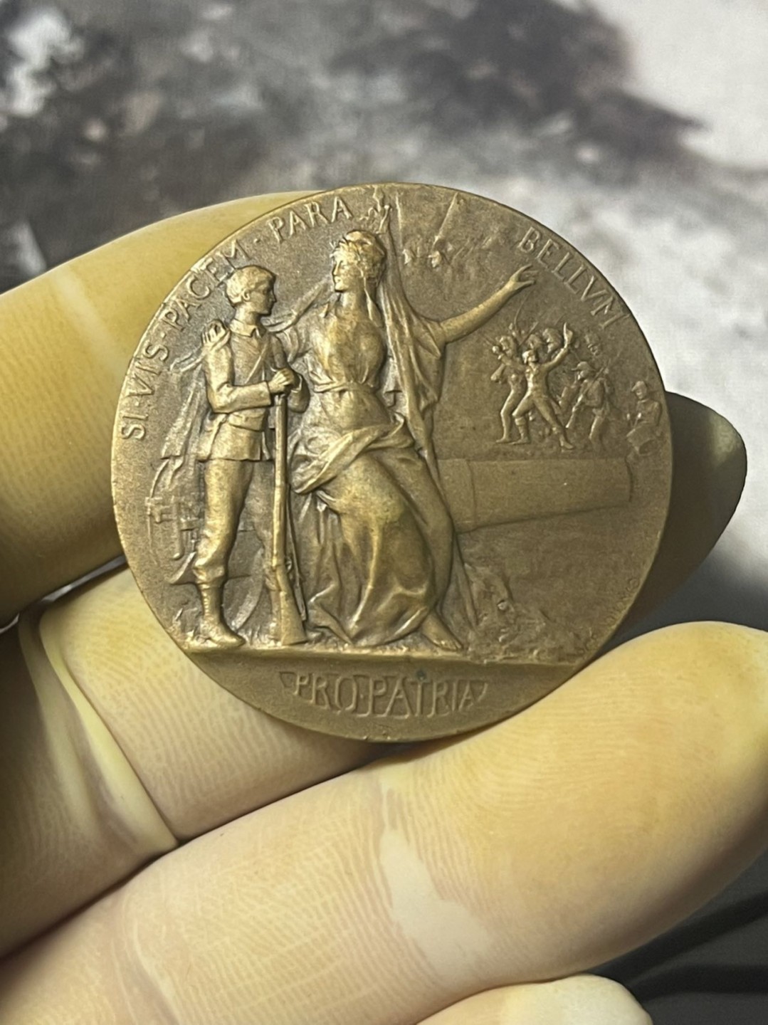 第六场，欧洲艺术章牌代币拍卖（实时专场） 法国军事斗争备战铜章