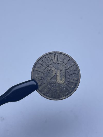 零佣金，「铜匠收藏」散币 第【19】场拍卖，期待您的参与 - 1951年 奥地利 20格罗申 老铜币 22.2mm