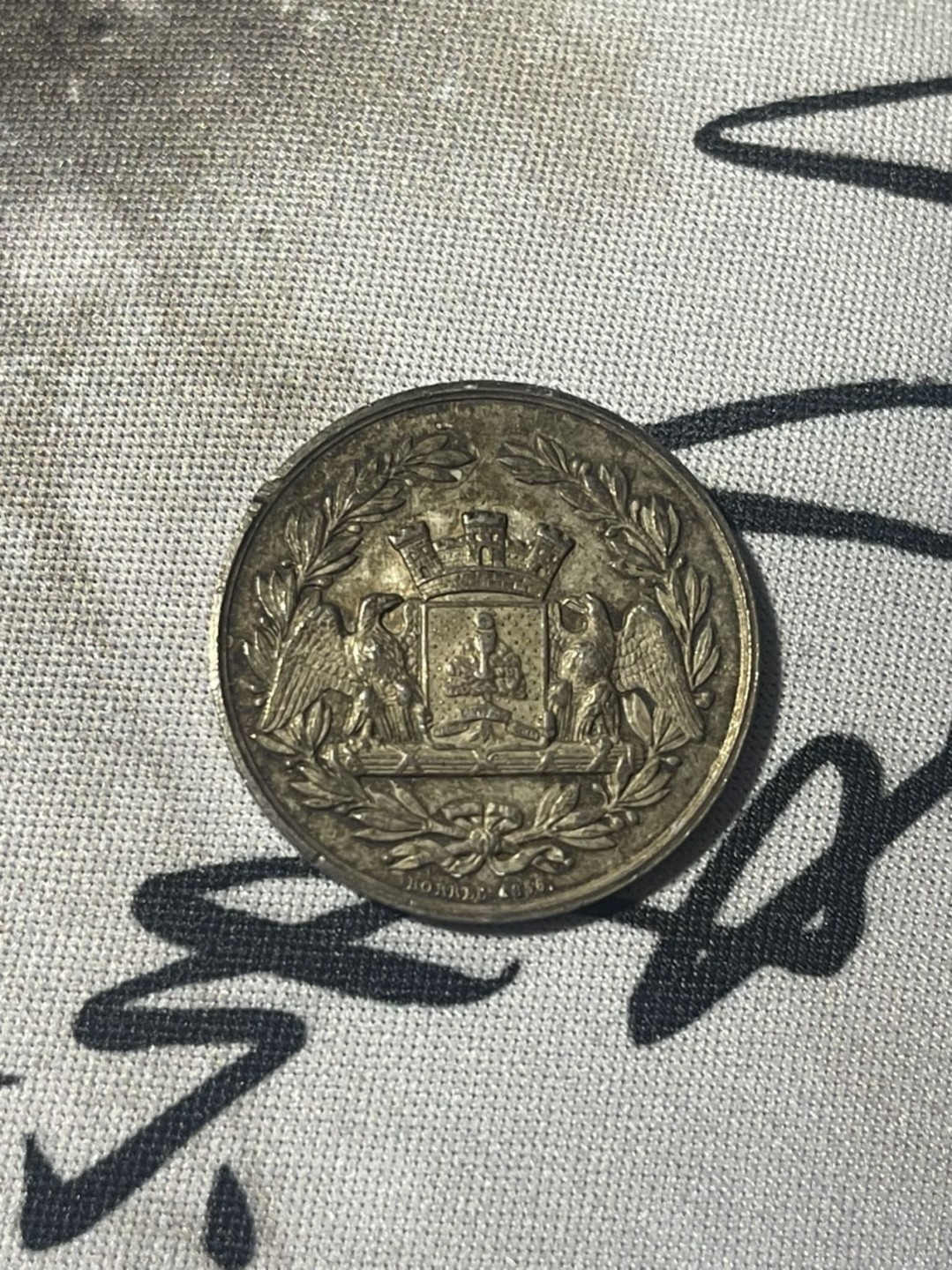 第六场，欧洲艺术章牌代币拍卖（实时专场） 法国维也纳区农业公司（伊泽尔）1856年银章