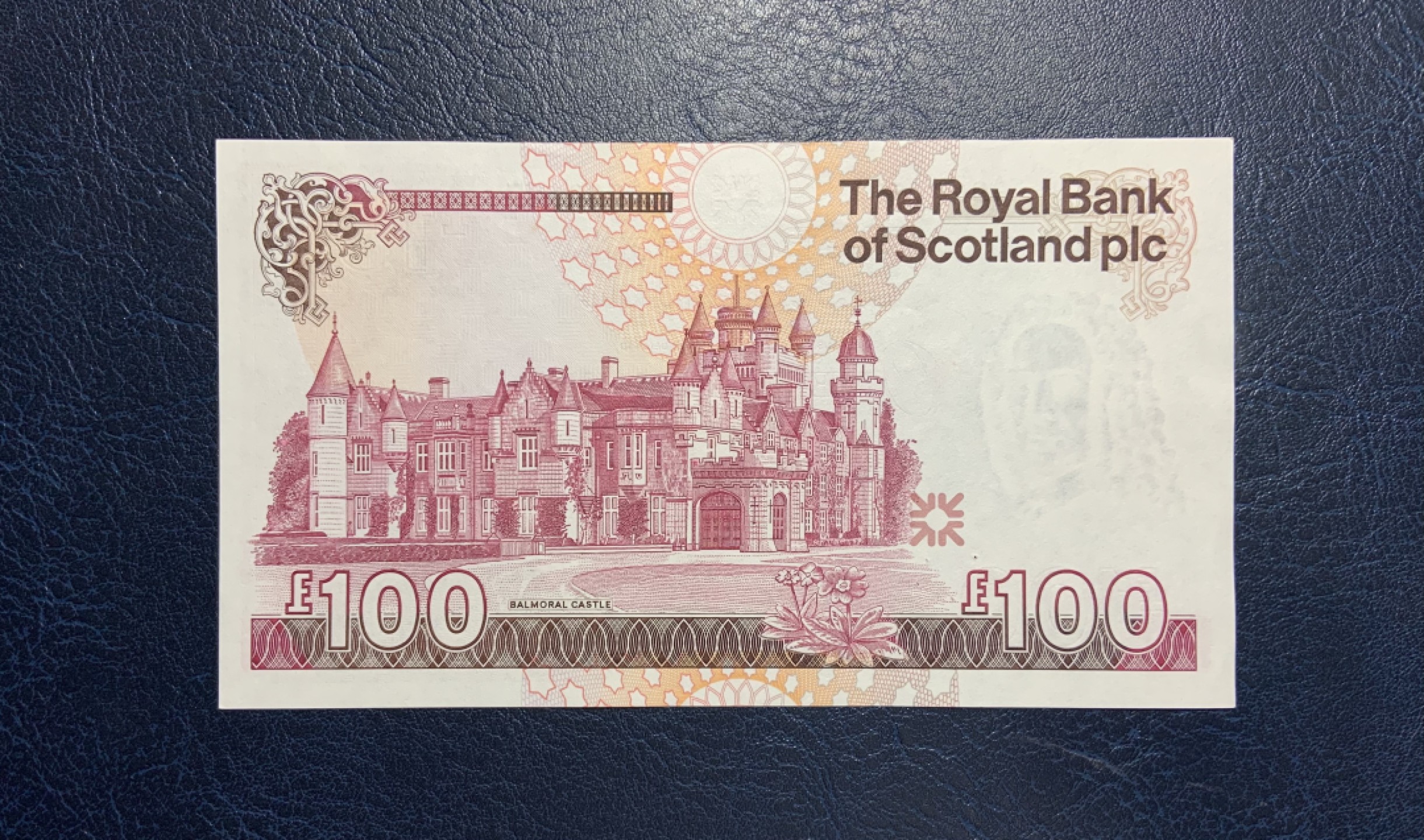 收藏联盟Quantum Auction 第211期拍卖  苏格兰皇家银行2007年100镑 品相UNC- 有针孔