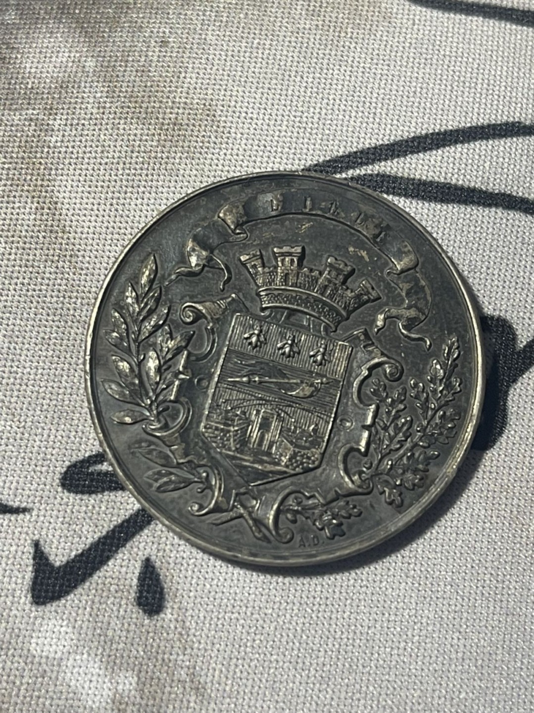 第六场，欧洲艺术章牌代币拍卖（实时专场） 法国北方军事学院银质奖章