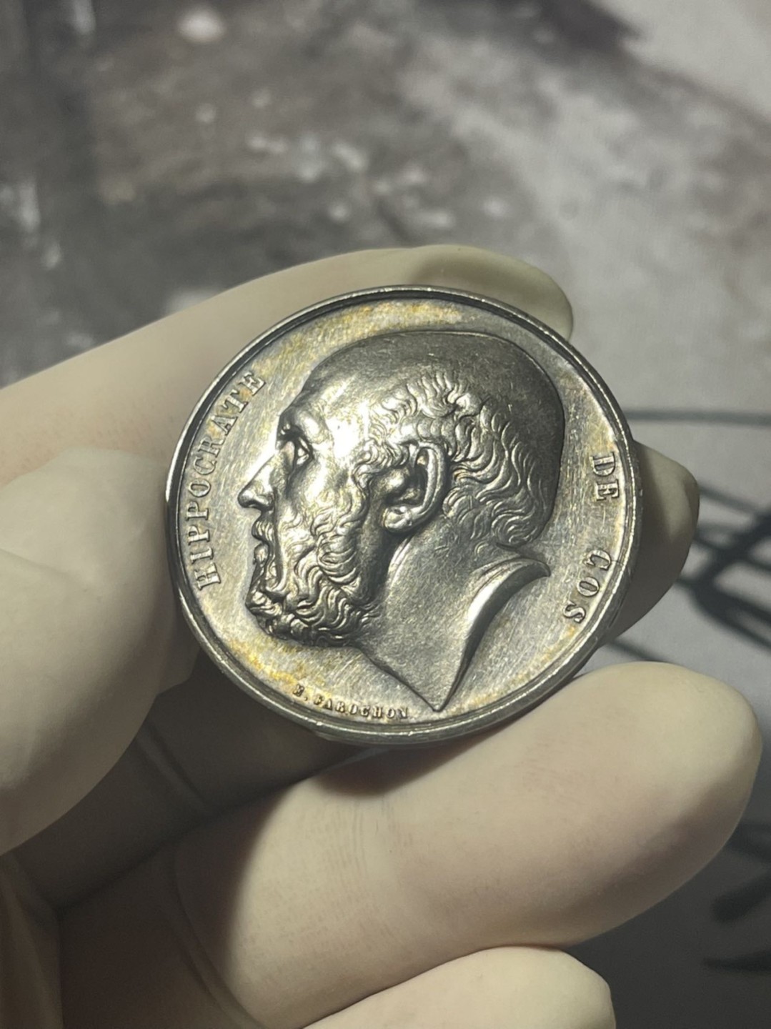 第六场，欧洲艺术章牌代币拍卖（实时专场） 法国 1880年巴黎公共援助总局纪念银章 