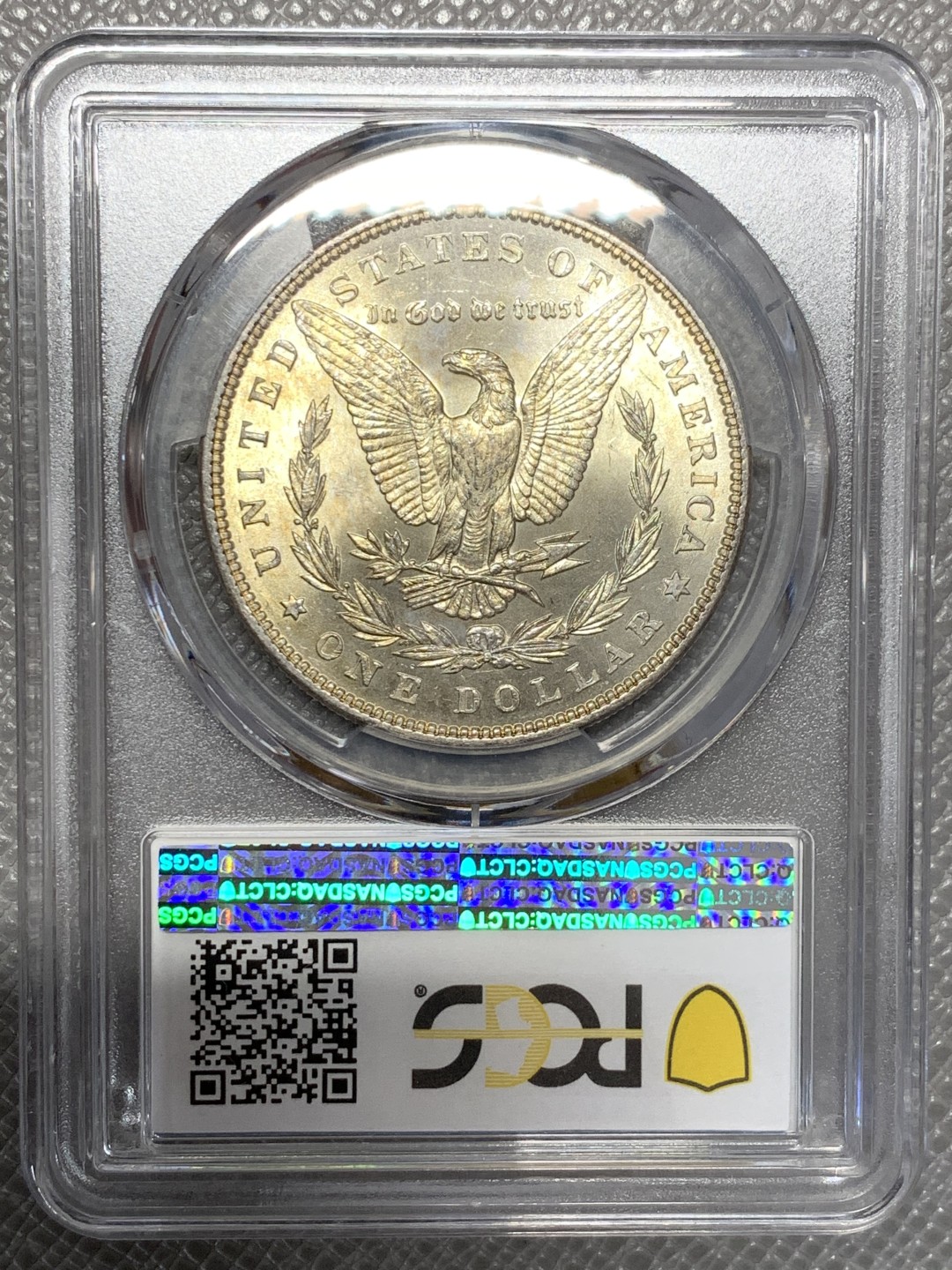 《竞宝斋》第118场-周日，周一 ，2场连拍（全场包邮） PCGS MS64 美国 1888年 摩根 银币 整体状态好 吉祥年份