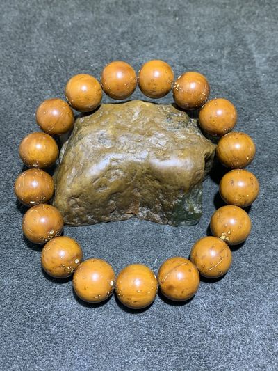 精美招财紫金鼠菩提光珠手串一条！ - 精美招财紫金鼠菩提光珠手串一条！
