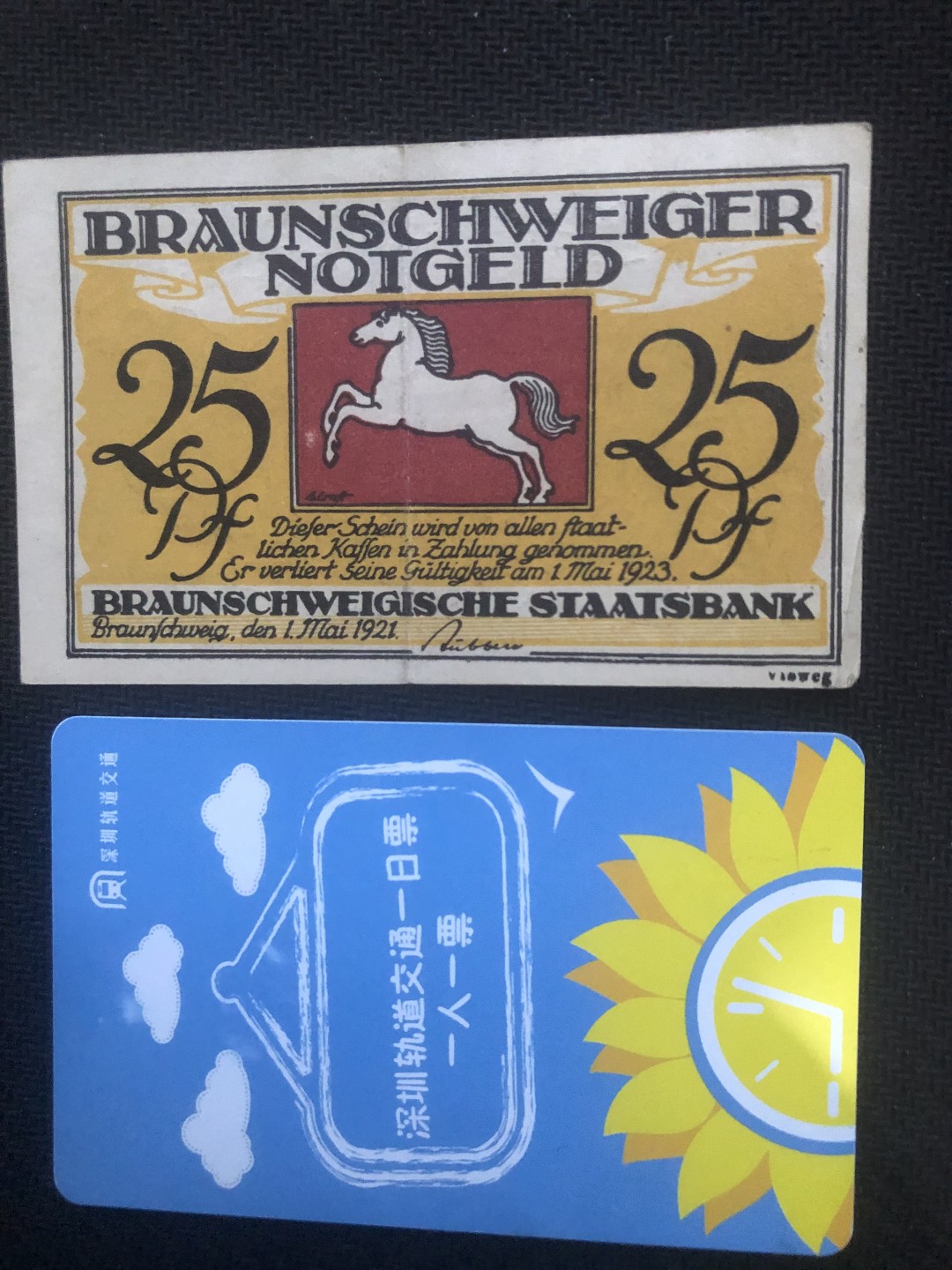 【保诚135微拍】第40期 2022-11-21 19:30【德国紧急时期纸币】【包挂号】 【纸币】【德国紧急时期纸币】#684 1923年 25芬妮