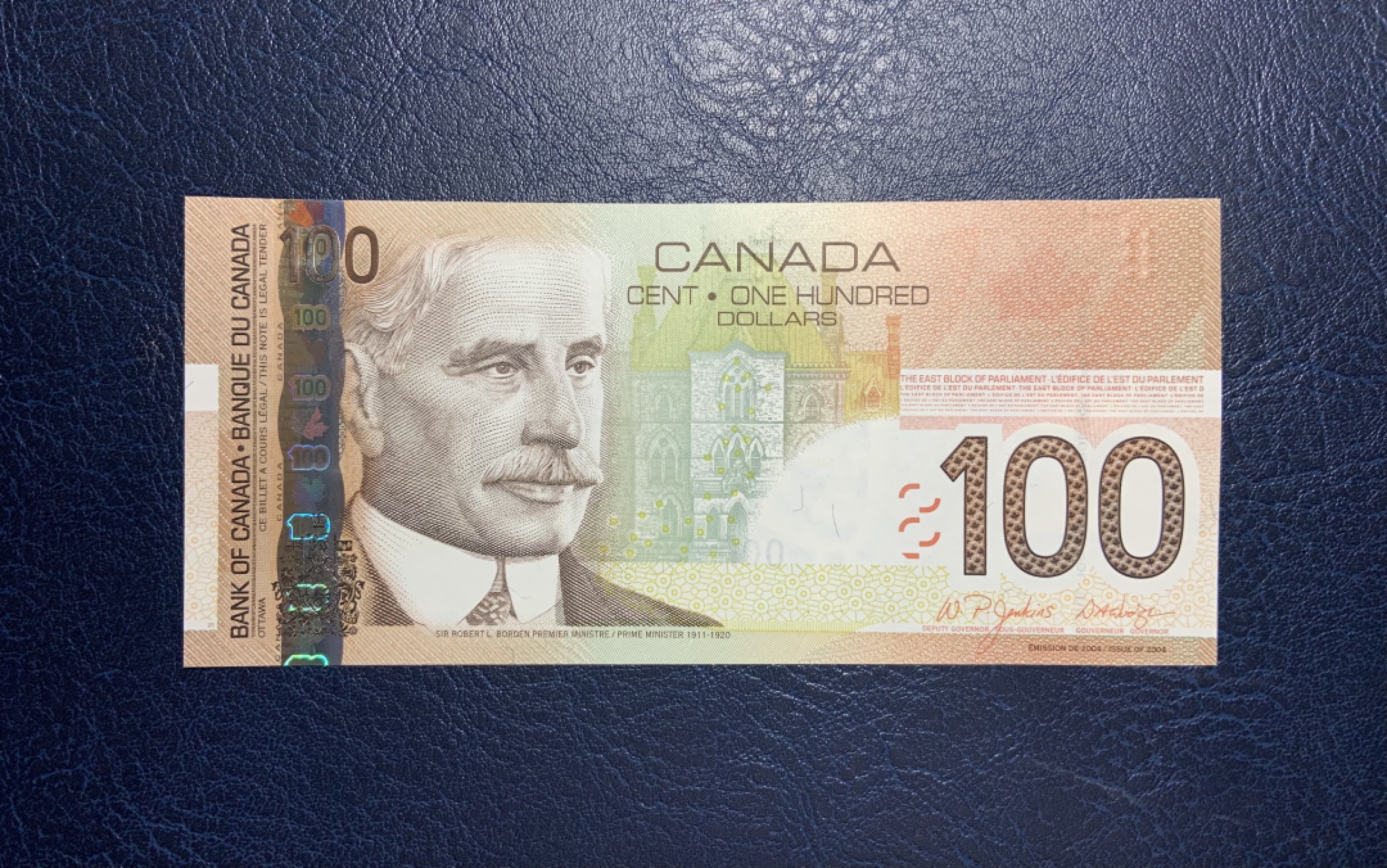 收藏联盟Quantum Auction 第211期拍卖  加拿大2003年100元初版首发年份 品相全新UNC