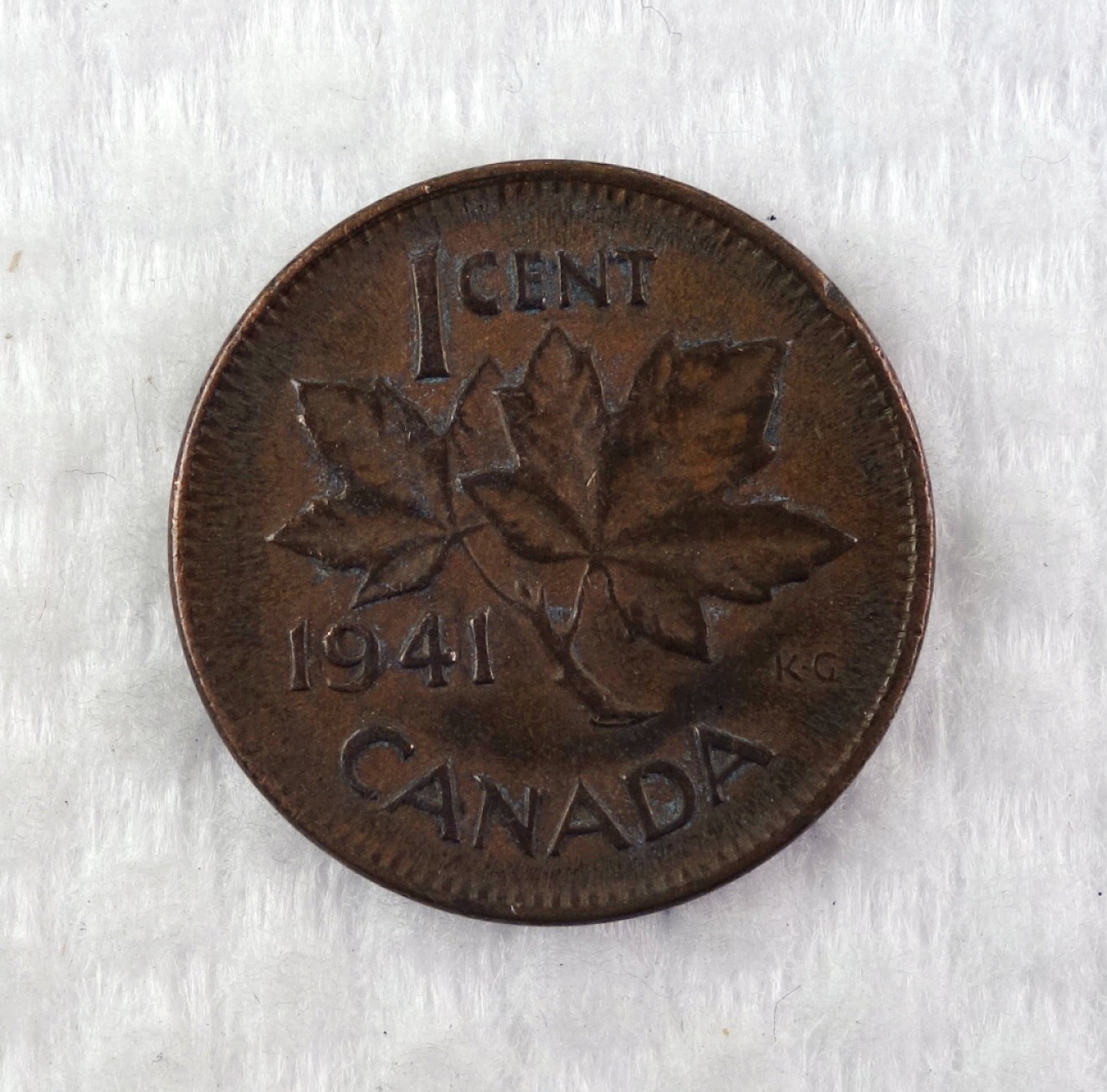 天业钱币散币拍卖第1次专场 加拿大1941年1分