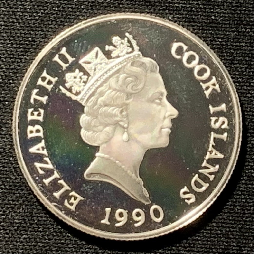 紫瑗钱币——第267期拍卖 库克群岛 1990年 巴塞罗那奥运会 短跑 10元 10克 0.925银 精制