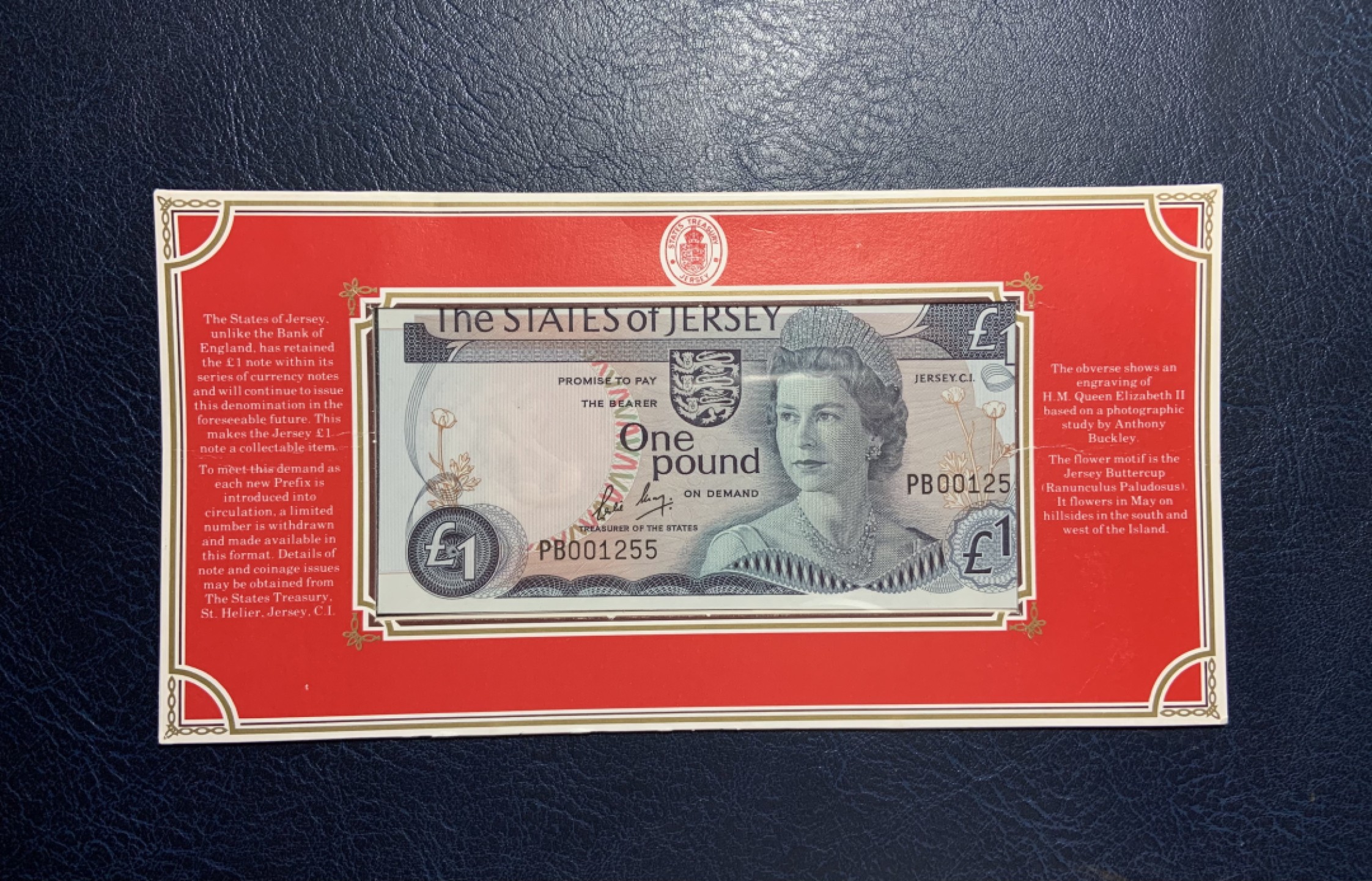 收藏联盟Quantum Auction 第211期拍卖  泽西岛1976-88年1镑 品相全新UNC 带册