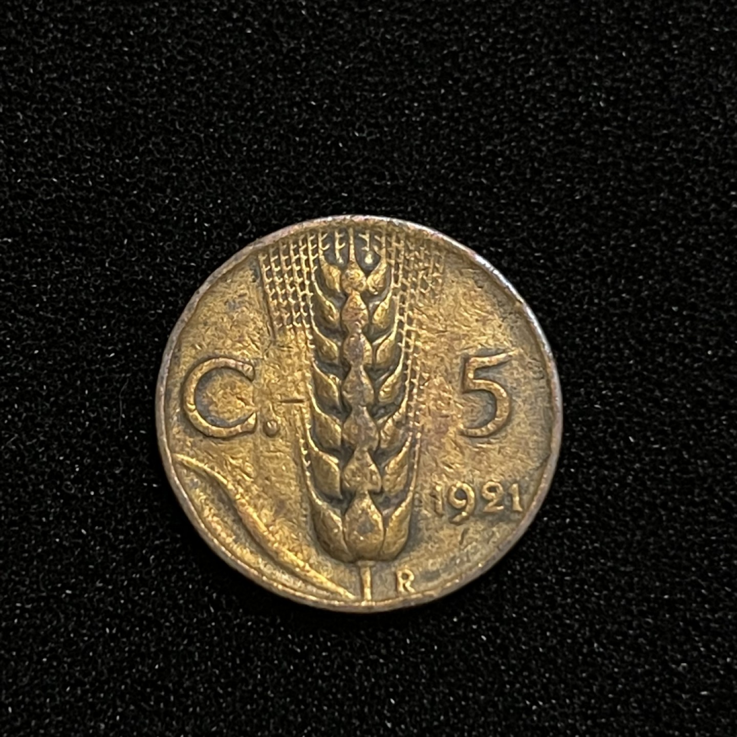外国硬币0元起拍（35） 1921意大利5分