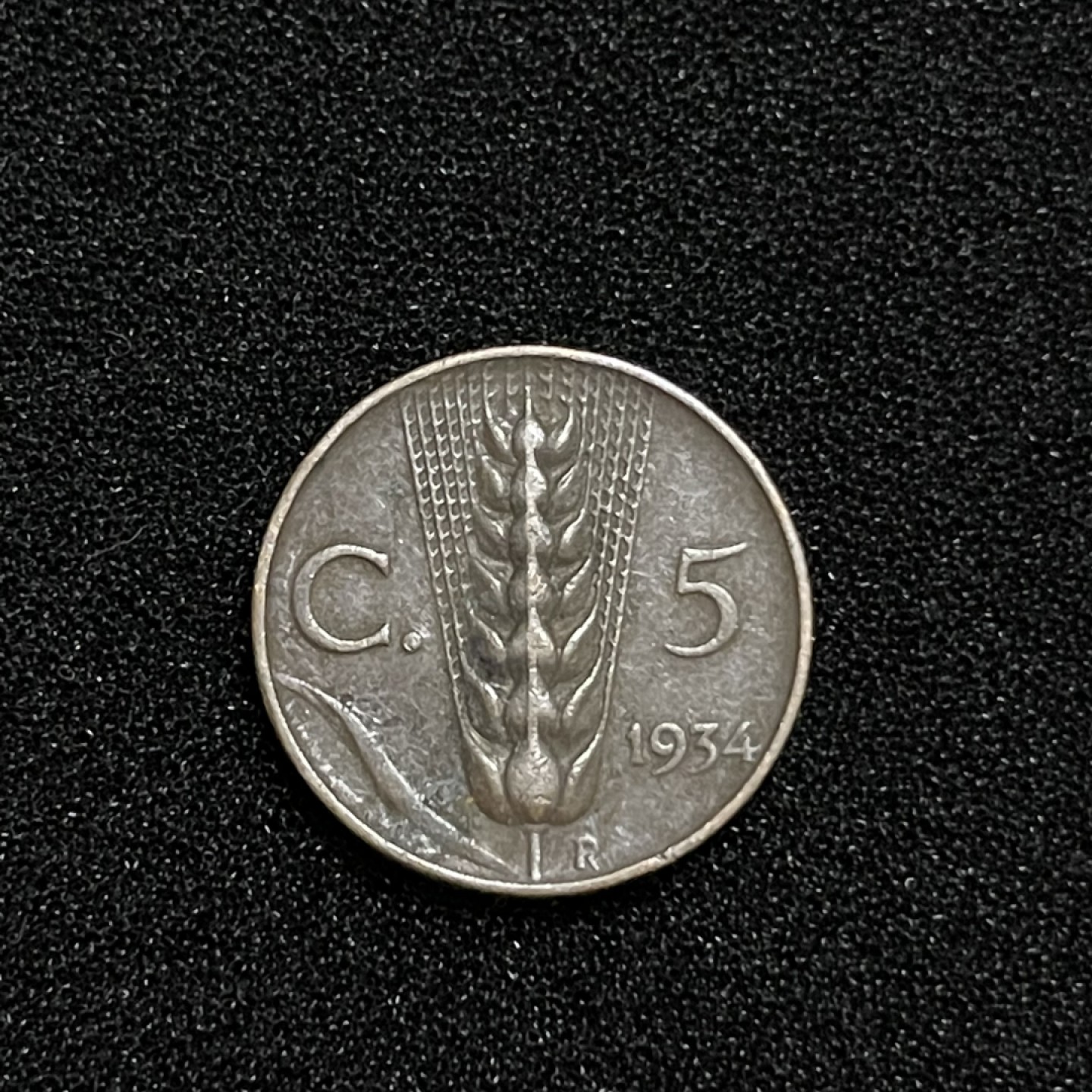 外国硬币0元起拍（35） 1934意大利5分