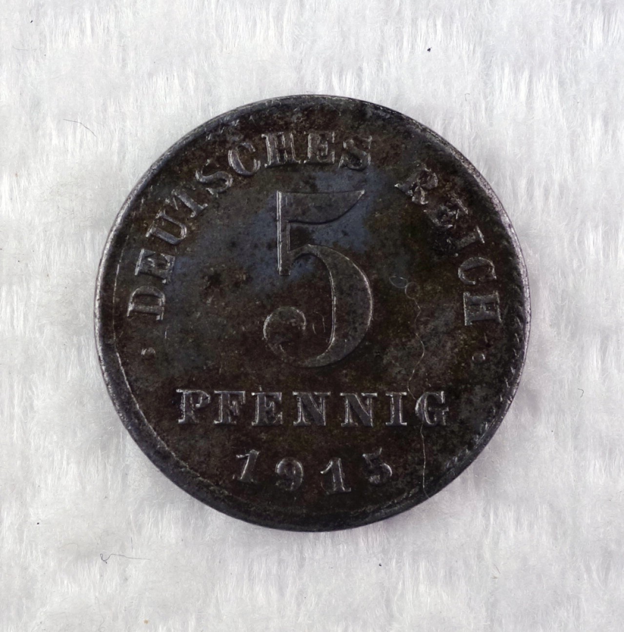 天业钱币散币拍卖第1次专场 德国1915年5芬尼