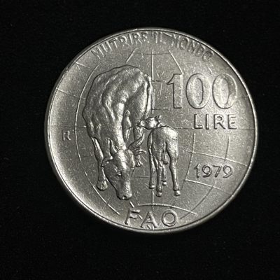 外国硬币0元起拍（36） - 意大利100里拉纪念币