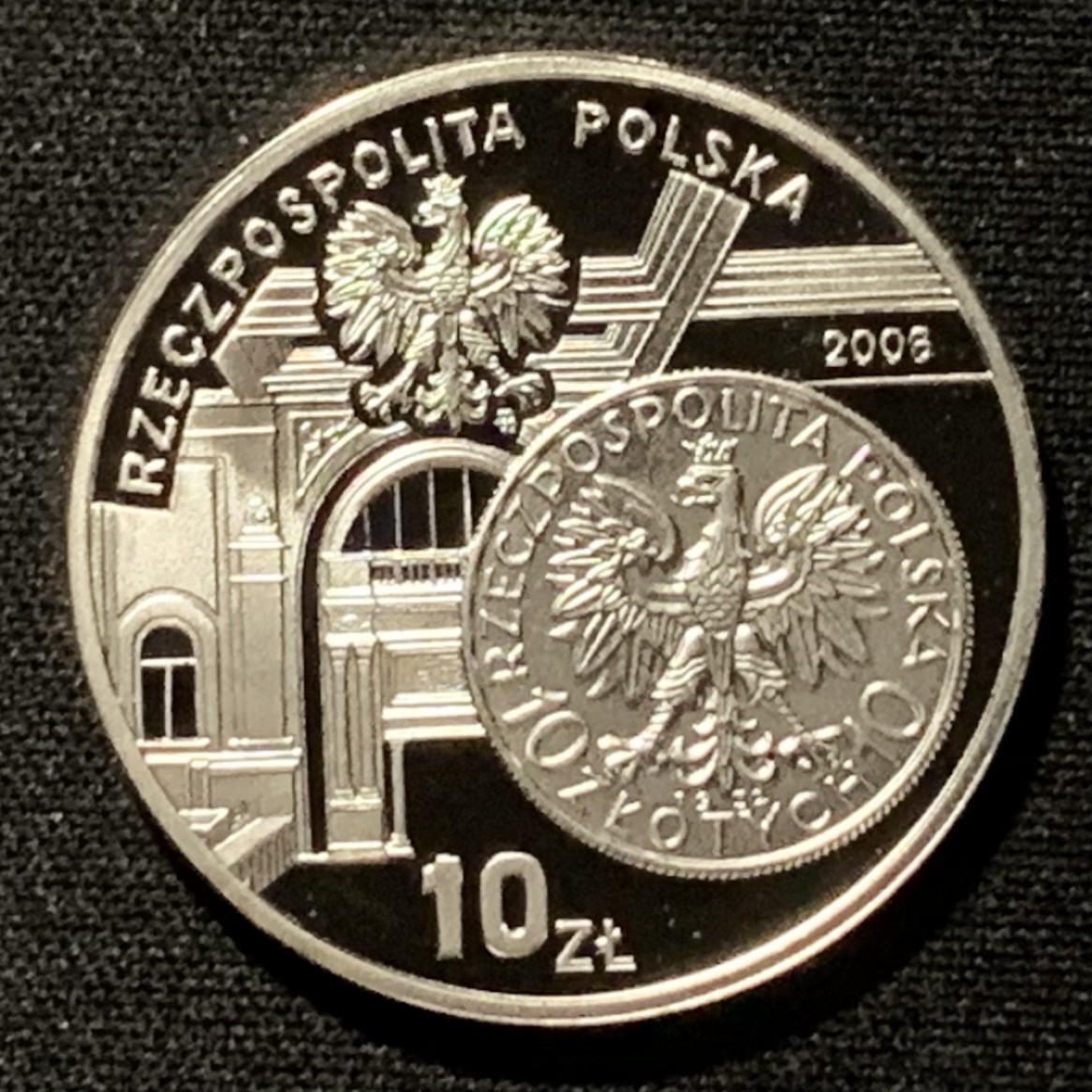 紫瑗钱币——第268期拍卖 波兰 2006年 纪念1932年 经典10兹罗提 10兹罗提 14.14克 0.925银 精制