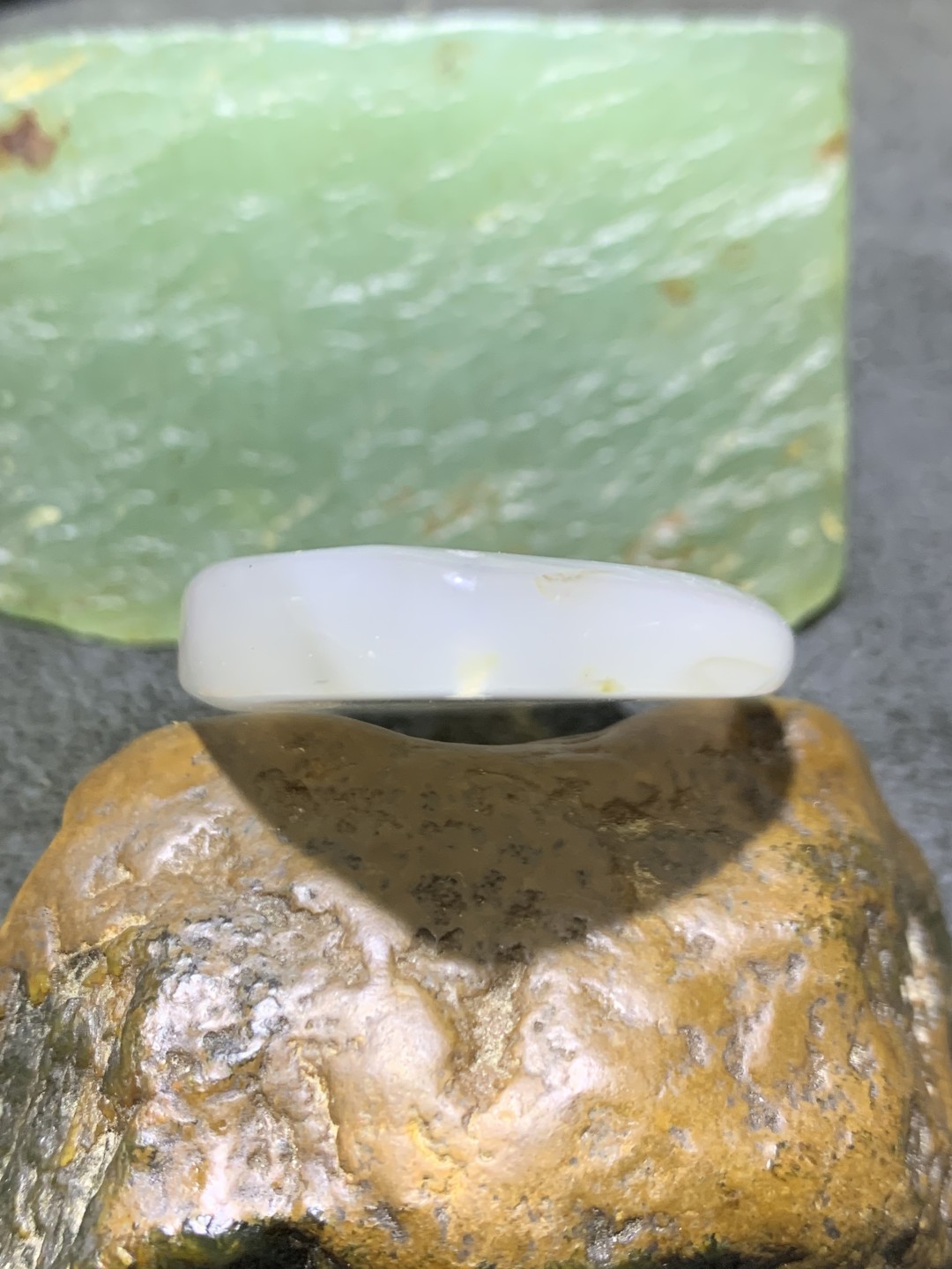 精美高玉化冰透海洋玉髓随形吊坠一个！
