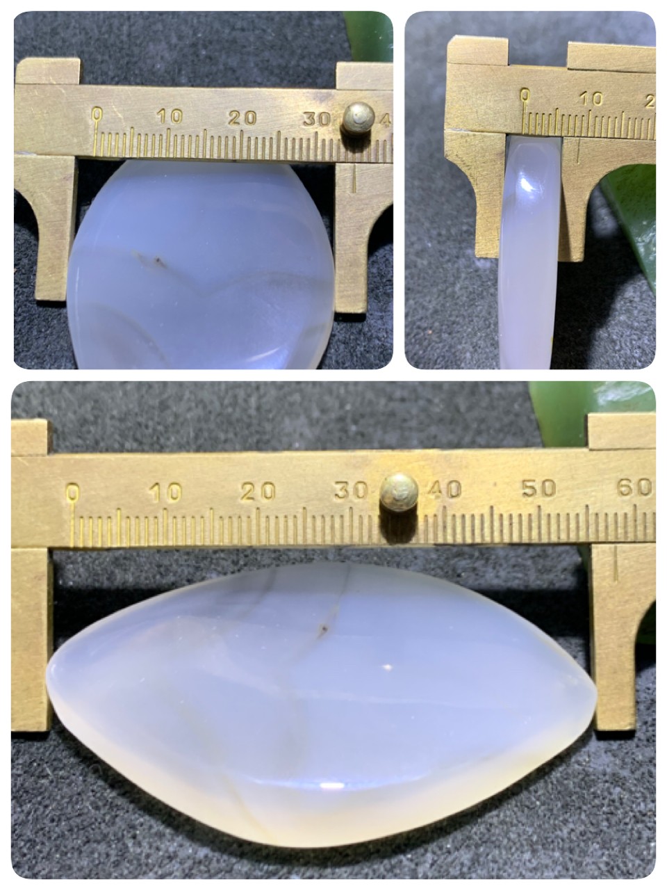 精美高玉化冰透海洋玉髓随形吊坠一个！
